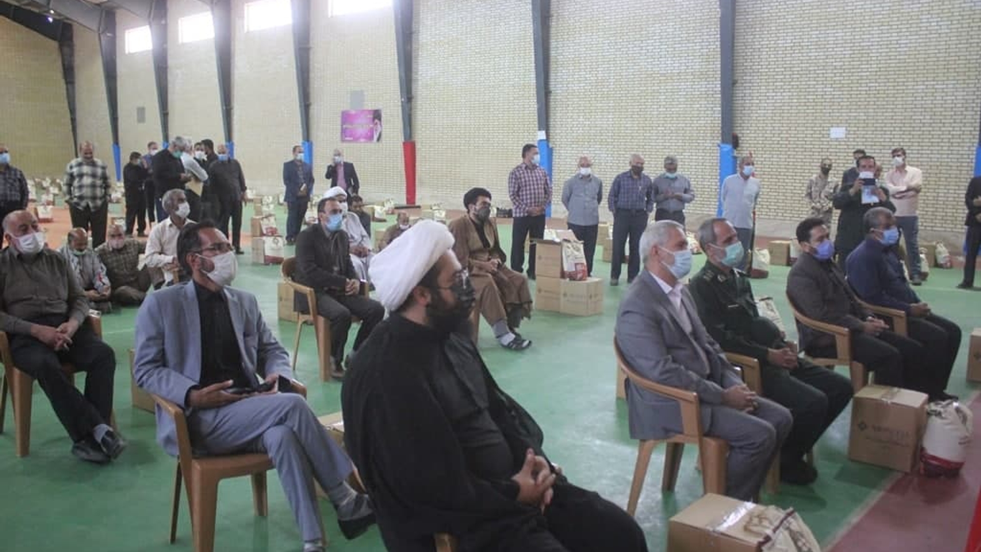 رزمایش کمک های مومنانه در شهرستان خمین برگزار شد