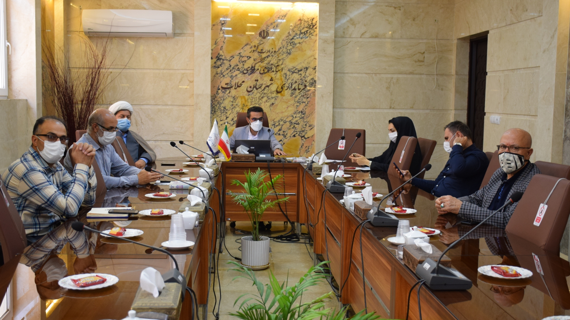 جلسه ستاد مدیریت بیماری کرونا استان مرکزی