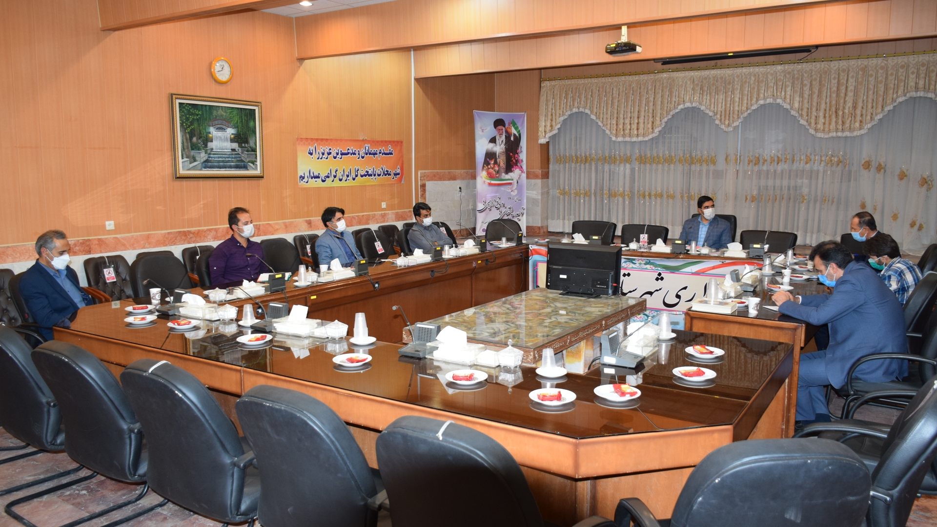 جلسه کارگروه ایمنی آب شهرستان محلات