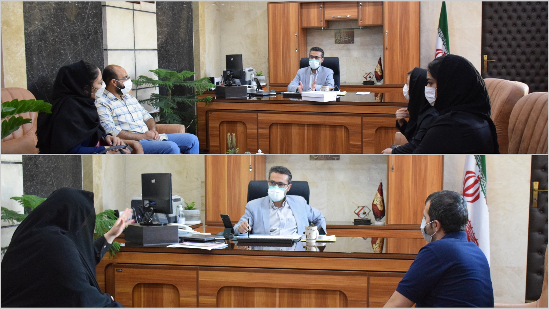 ملاقات مردمی همشهریان عزیز با ناظری فرماندار شهرستان محلات