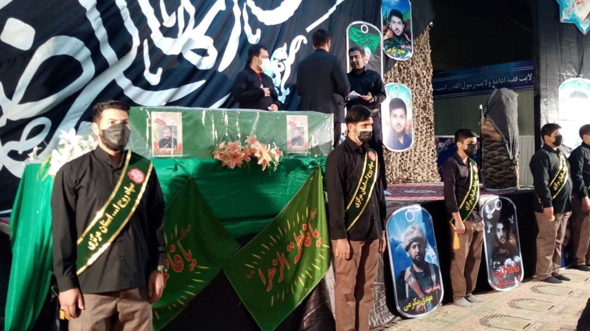 مراسم شبی با شهید مهدی مکرمی در شهرستان خمین برگزار شد