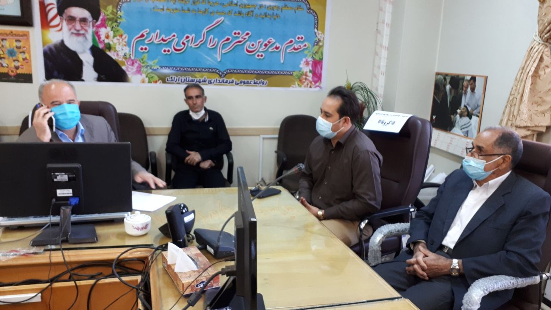 ملاقات عمومی فرماندار شهرستان اراک برگزار شد