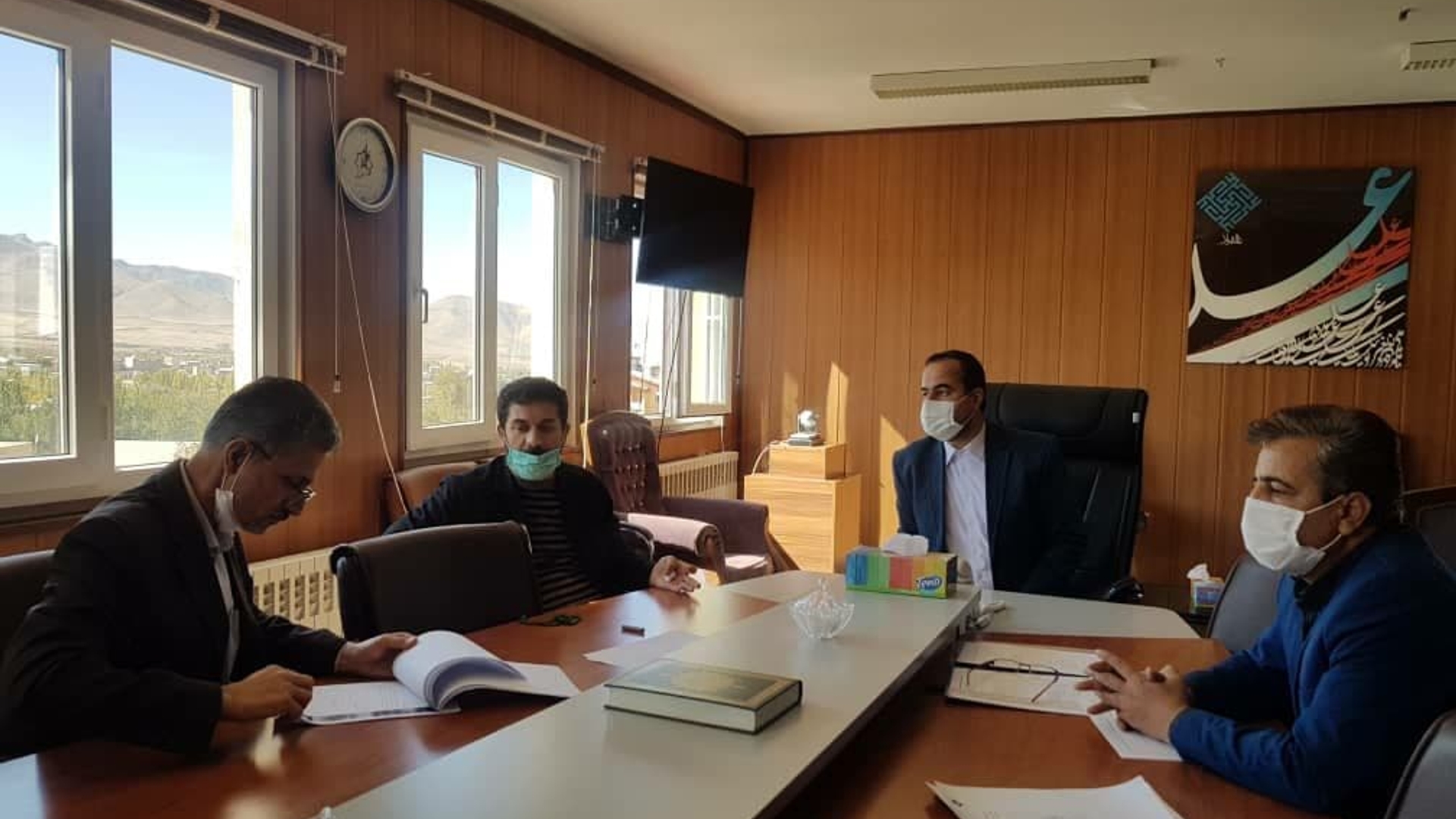 جلسه هیات تطبیق مصوبات شورای اسلامی شهر تفرش.