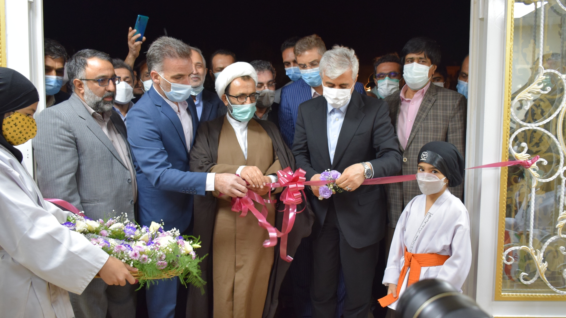 افتتاح مجموعه سالن ورزشی یک هزار نفره شهید سردار قاسم سلیمانی محلات توسط سید حمید سجادی وزیر ورزش و جوانان