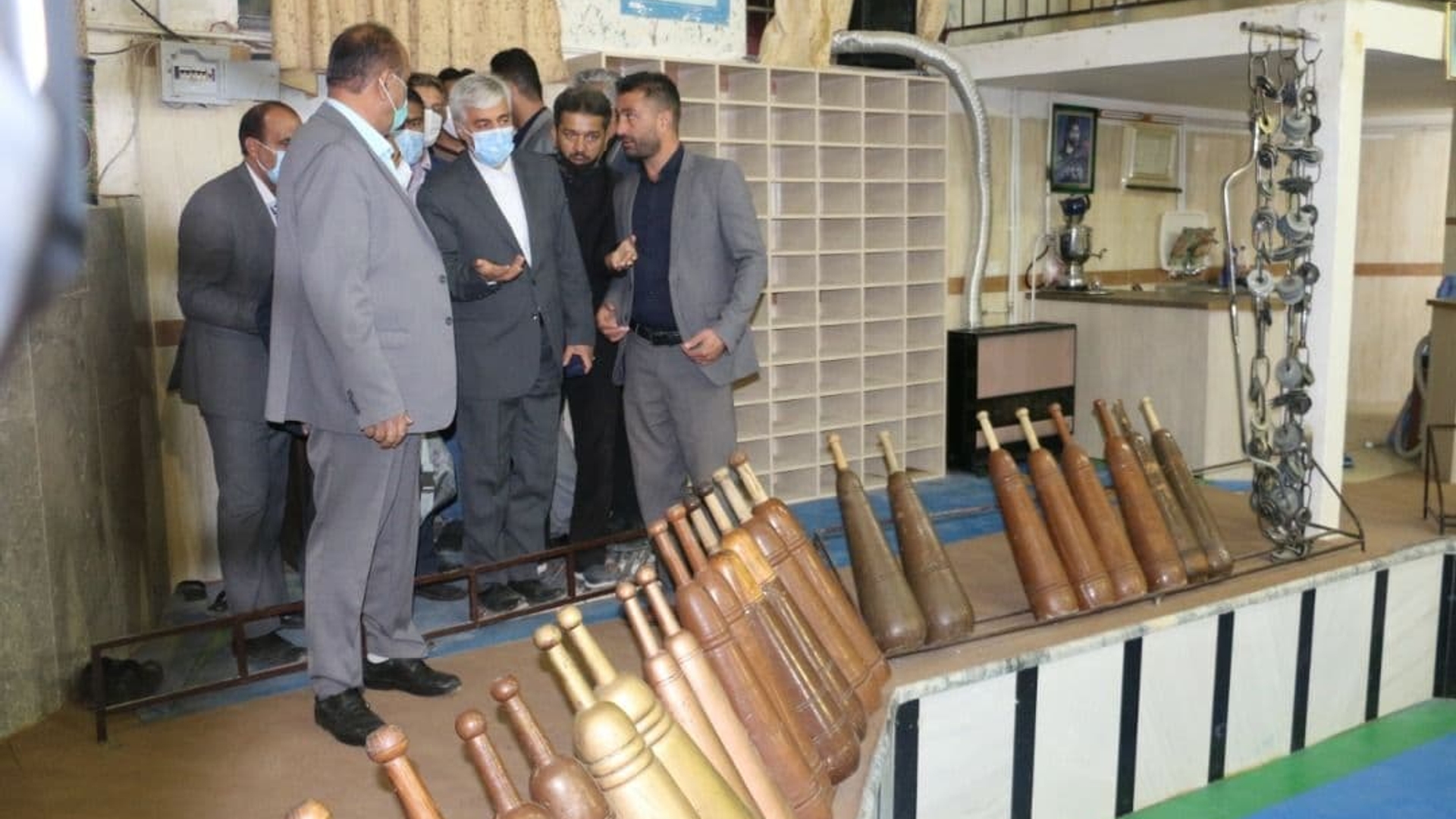 بازدید دکتر سید حمید سجادی وزیر ورزش و جوانان از تعدادی از اماکن ورزشی شهرستان تفرش