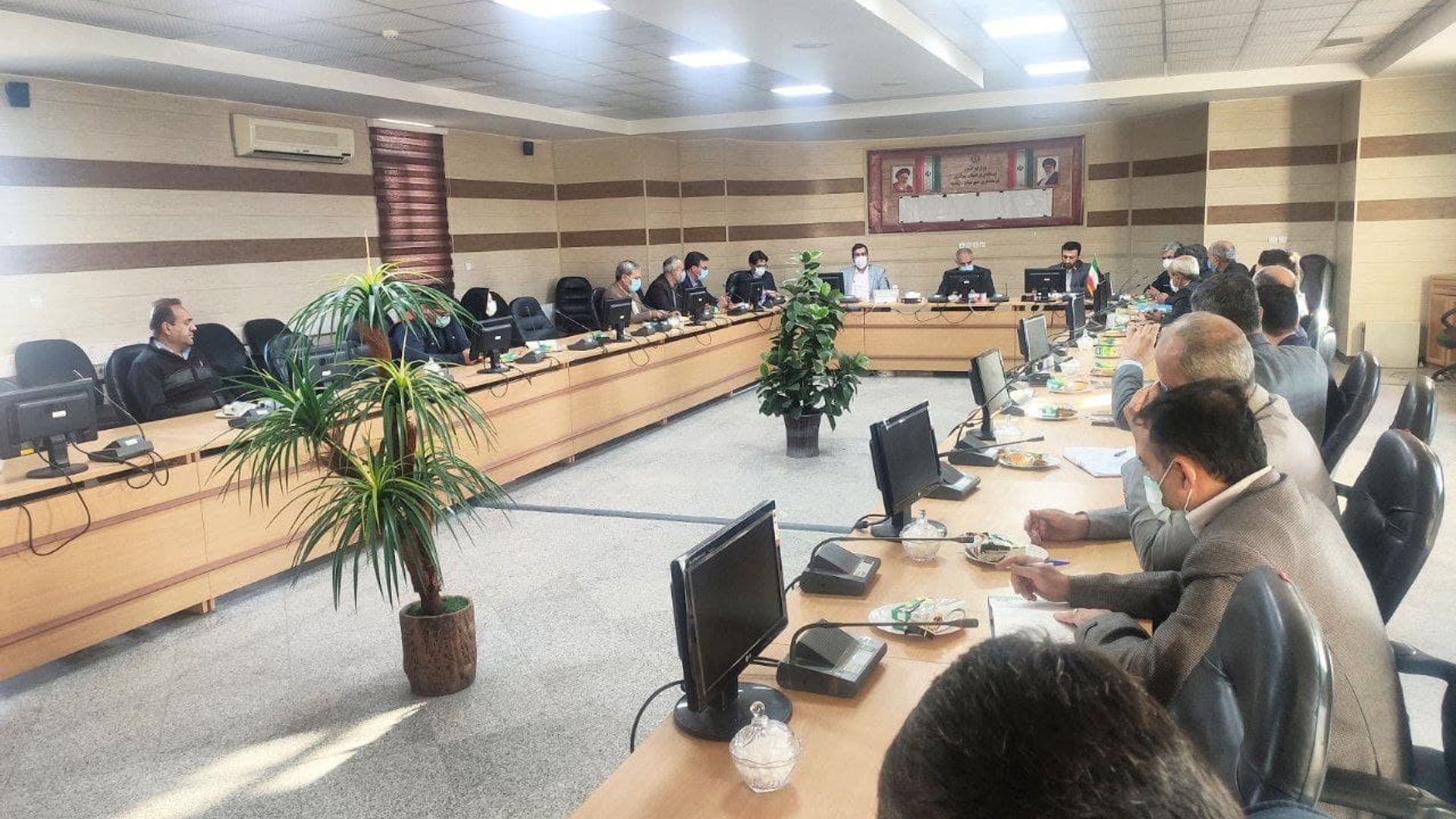 جلسه افتتاح هیئت حل اختلاف کارگری به ریاست مهندس سلیمانی فرماندار شهرستان زرندیه