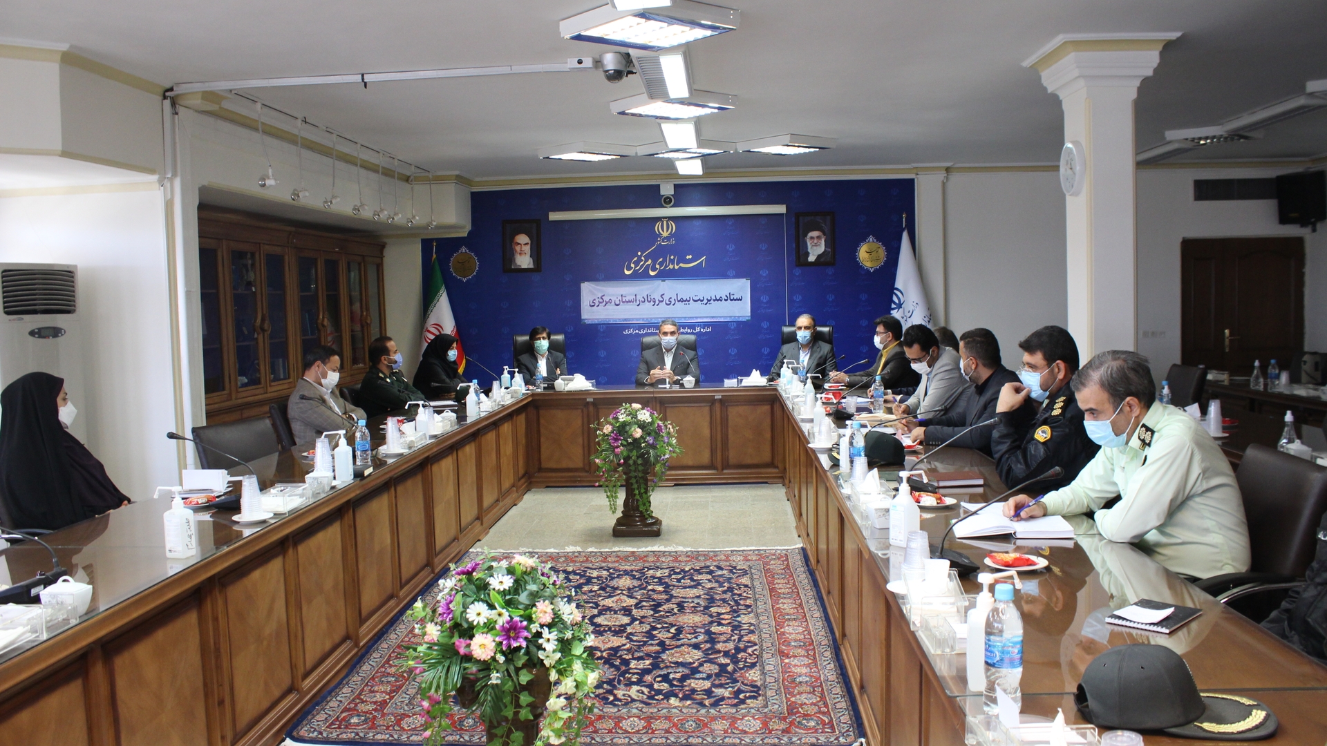 صد و چهاردهمین جلسه قرارگاه پدافند زیستی با موضوع مقابله و کنترل ویروس کرونا