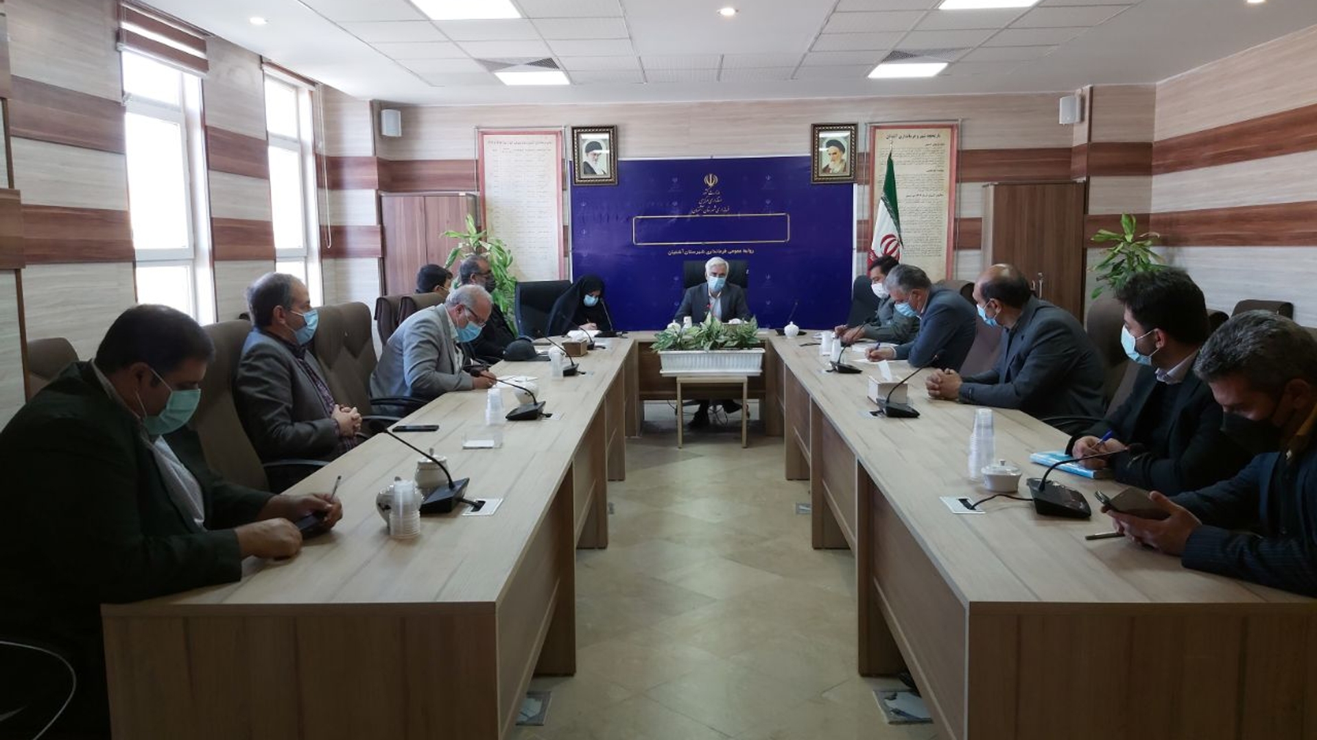 ️ جلسه ستاد مدیریت بیماری کرونا شهرستان آشتیان