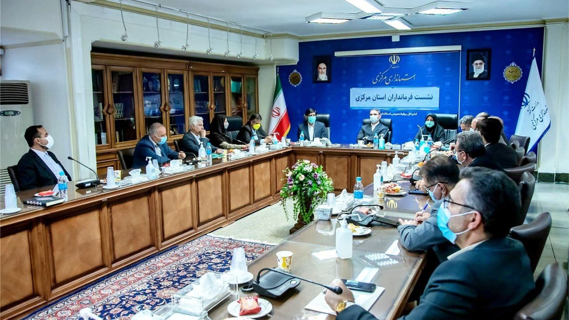 نشست فرمانداران استان مرکزی