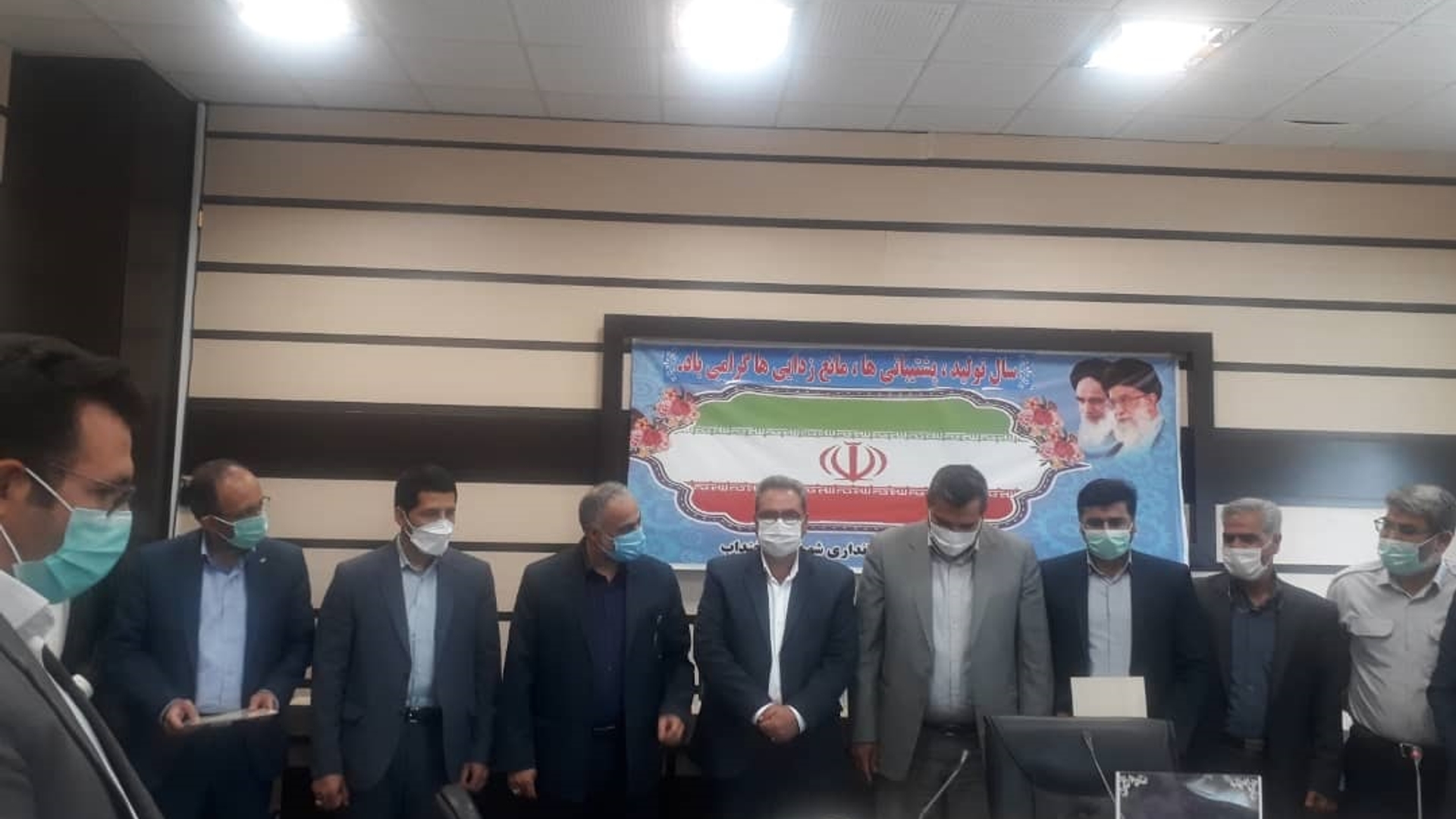 آیین معارفه شهرداران شهر های خنداب و جاورسیان