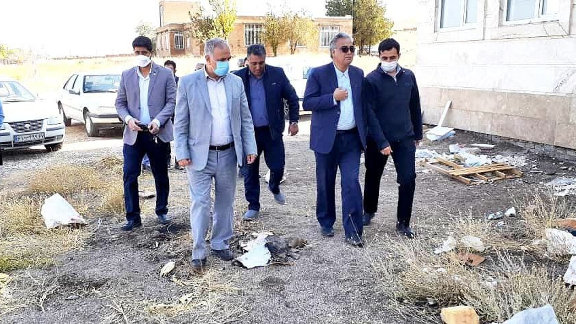 بازدید مهندس سلیمانی فرماندار شهرستان زرندیه به همراه مهندس نوازنی مدیر کل فنی استانداری مرکزی