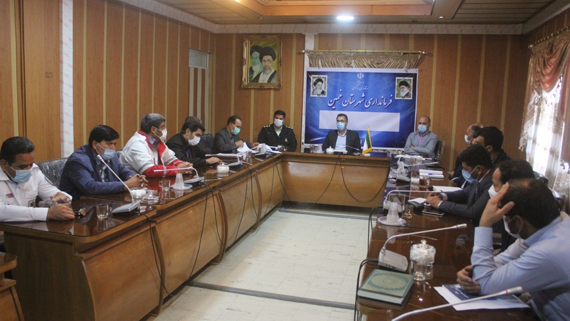 جلسه ستاد مدیریت بحران شهرستان خمین برگزار شد