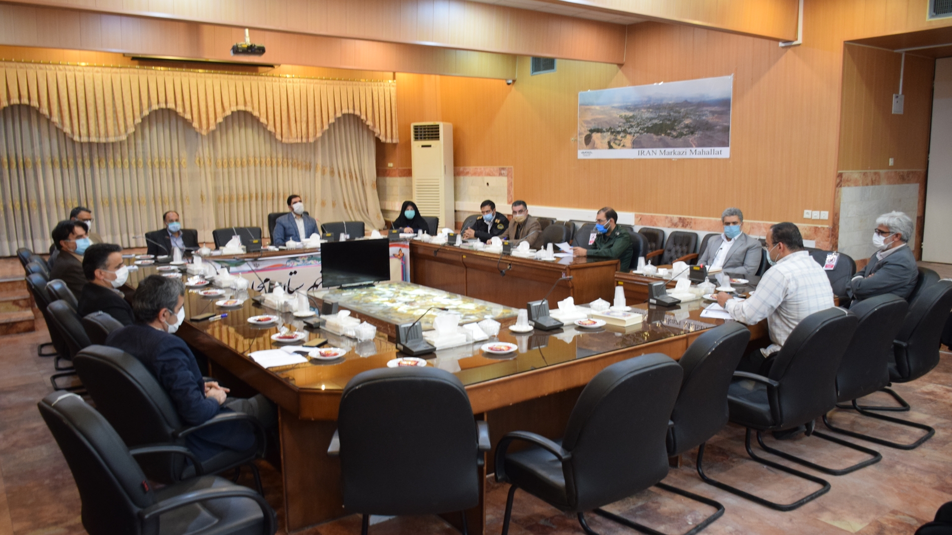 جلسه کارگروه تخصصی اجتماعی و فرهنگی،سلامت،زنان و خانواده،انجمن کتابخانه های عمومی و شورای ثبت احوال شهرستان محلات