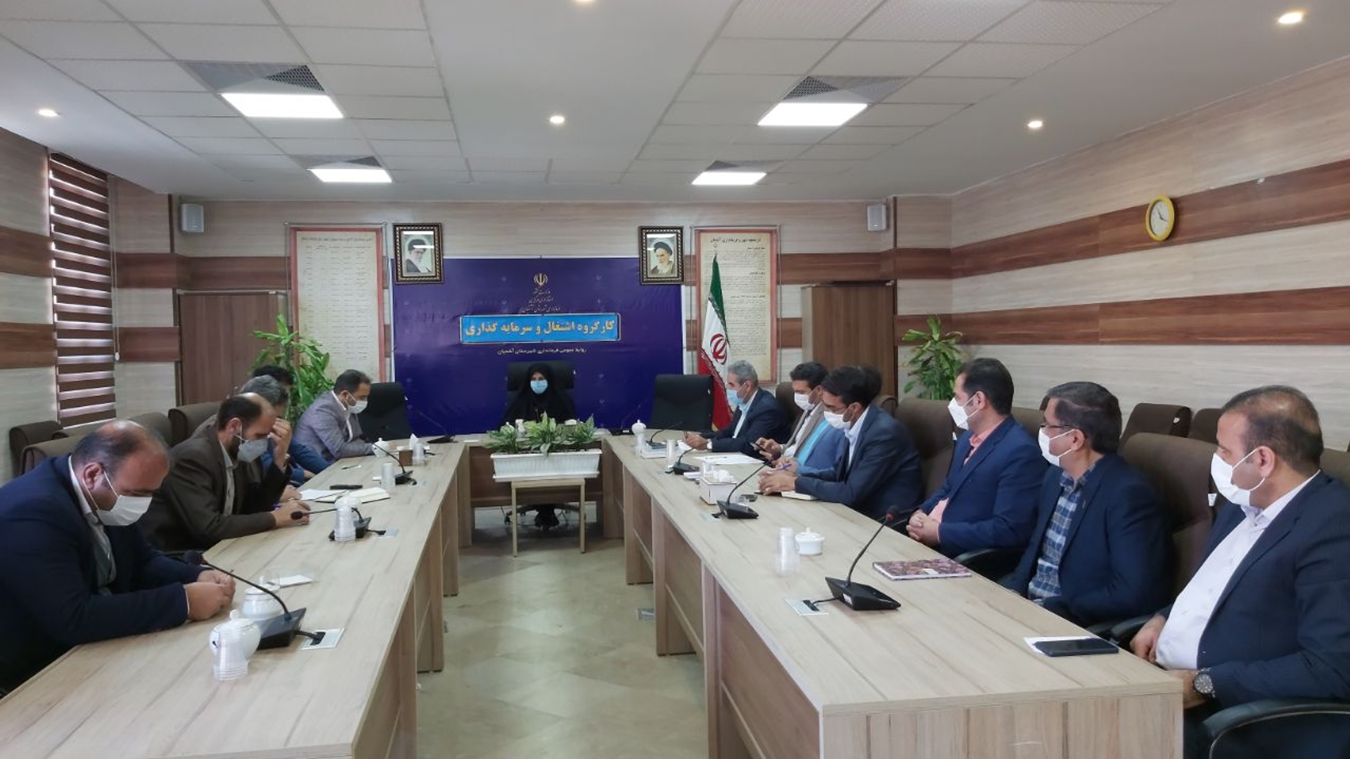 جلسه کارگروه اشتغال و سرمایه گذاری شهرستان آشتیان