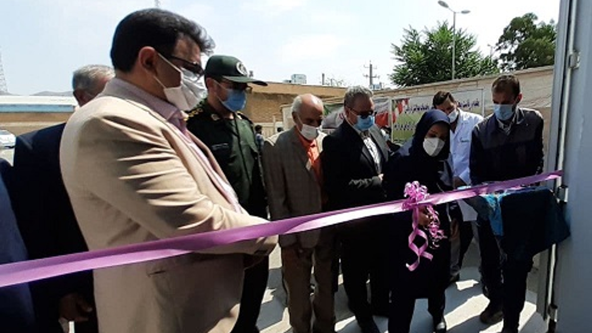 آیین بهره برداری از دستگاه اکسیژن ساز بیمارستان مهر خنداب برگزار شد