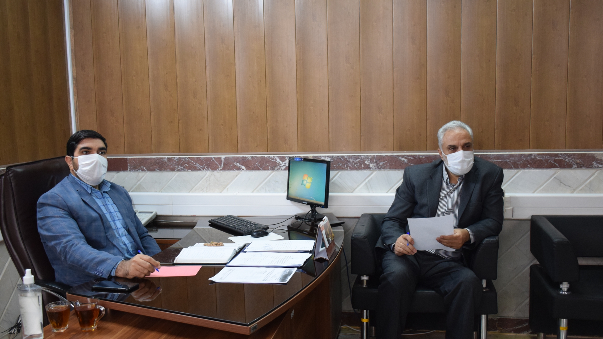 جلسه بررسی مشکلات مدرسه صدرای شهرستان محلات برگزار گردید