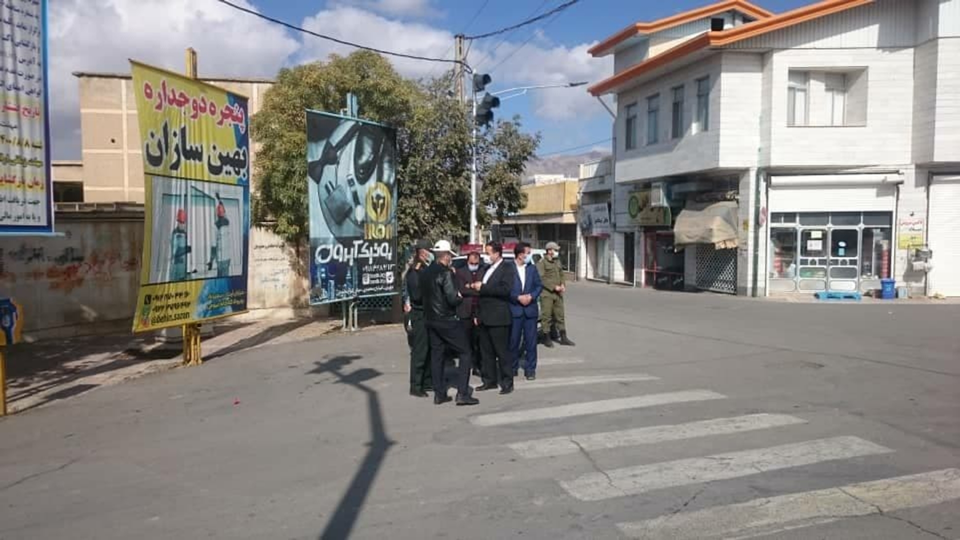 بازدید از نقاط ترافیکی شهرستان: