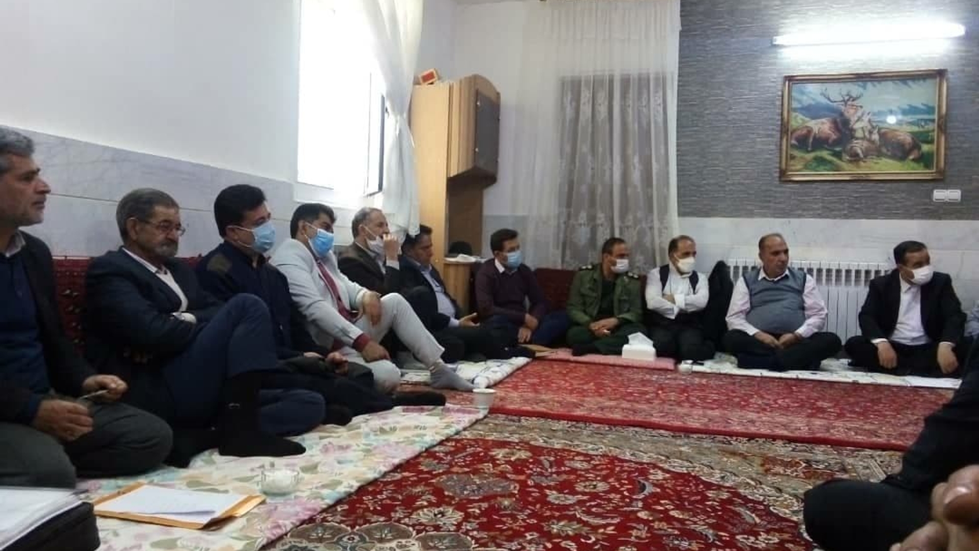 دیدار با اهالی روستای فرسمانه