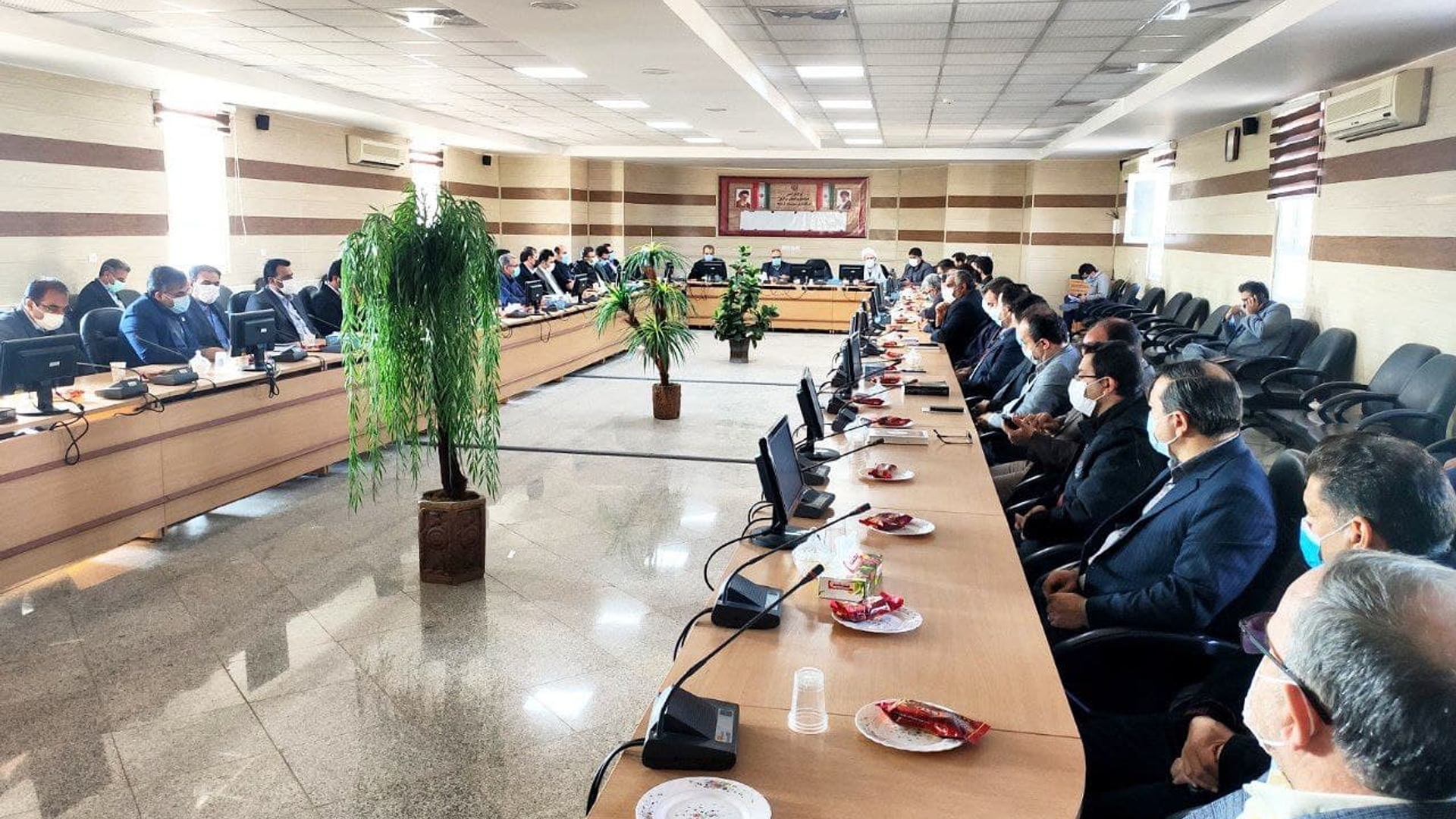 جلسه شورای اداری شهرستان به ریاست مهندس سلیمانی فرماندار شهرستان زرندیه