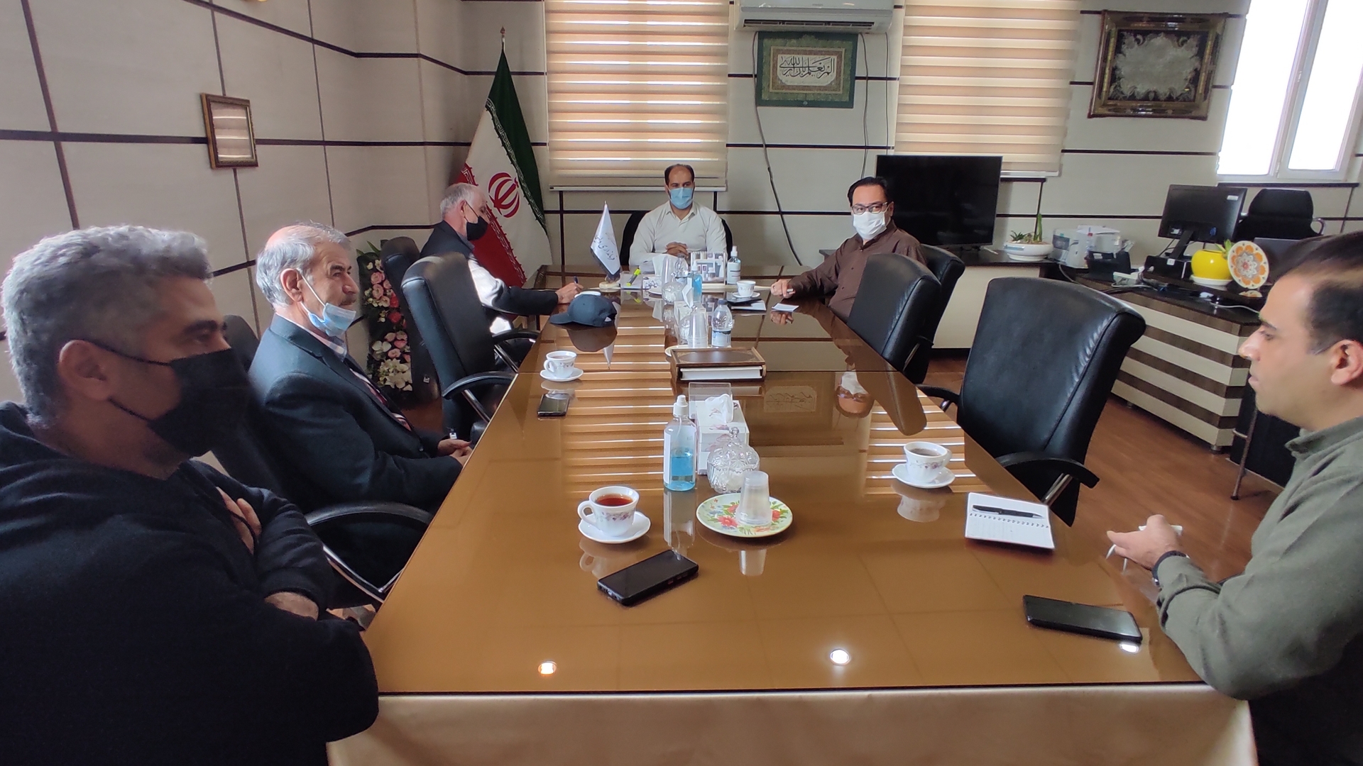 ✅جلسه باانجمن سنگ شهرستان