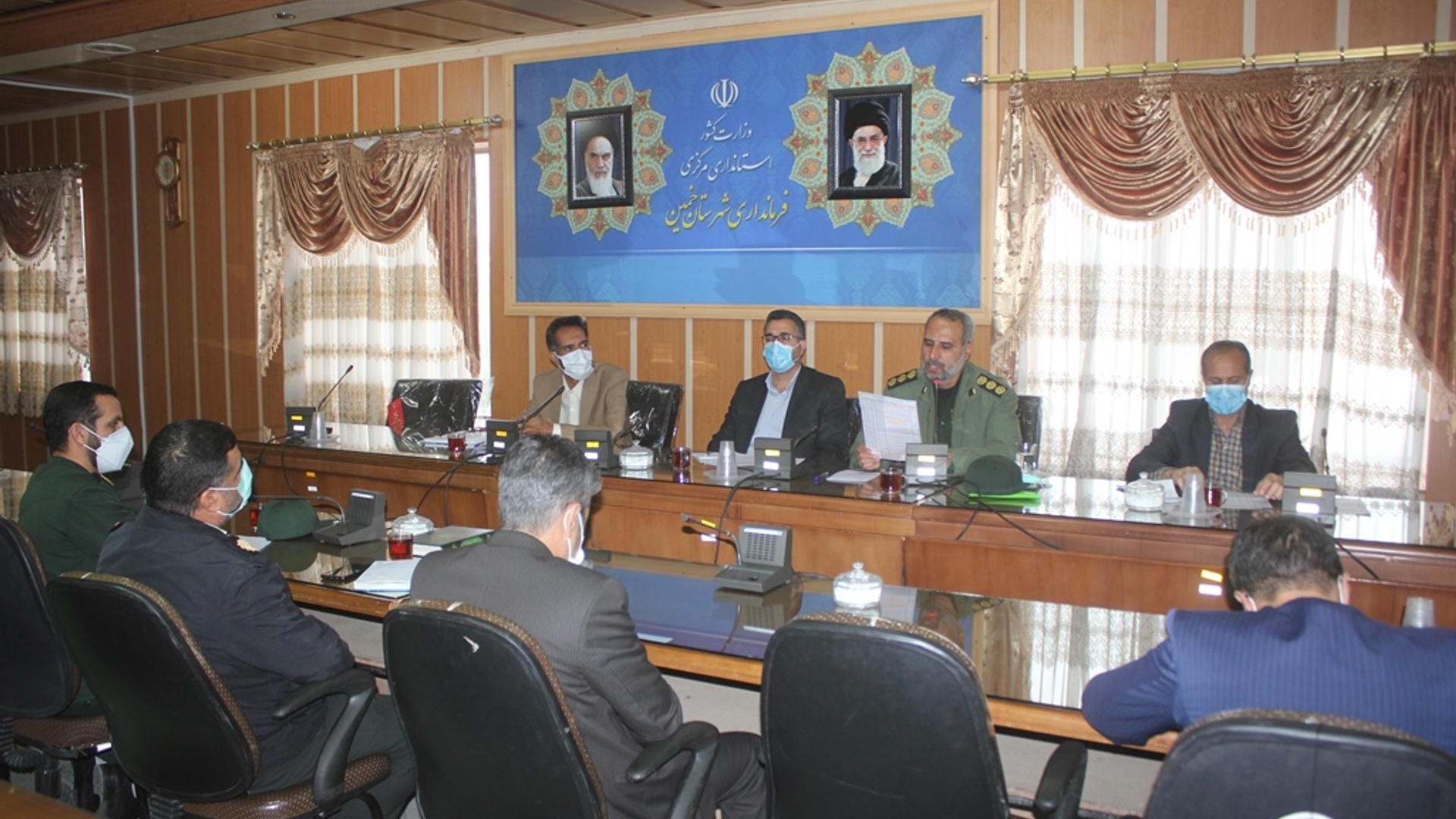 جلسه هماهنگی بزرگداشت هفته بسیج در شهرستان خمین برگزار شد