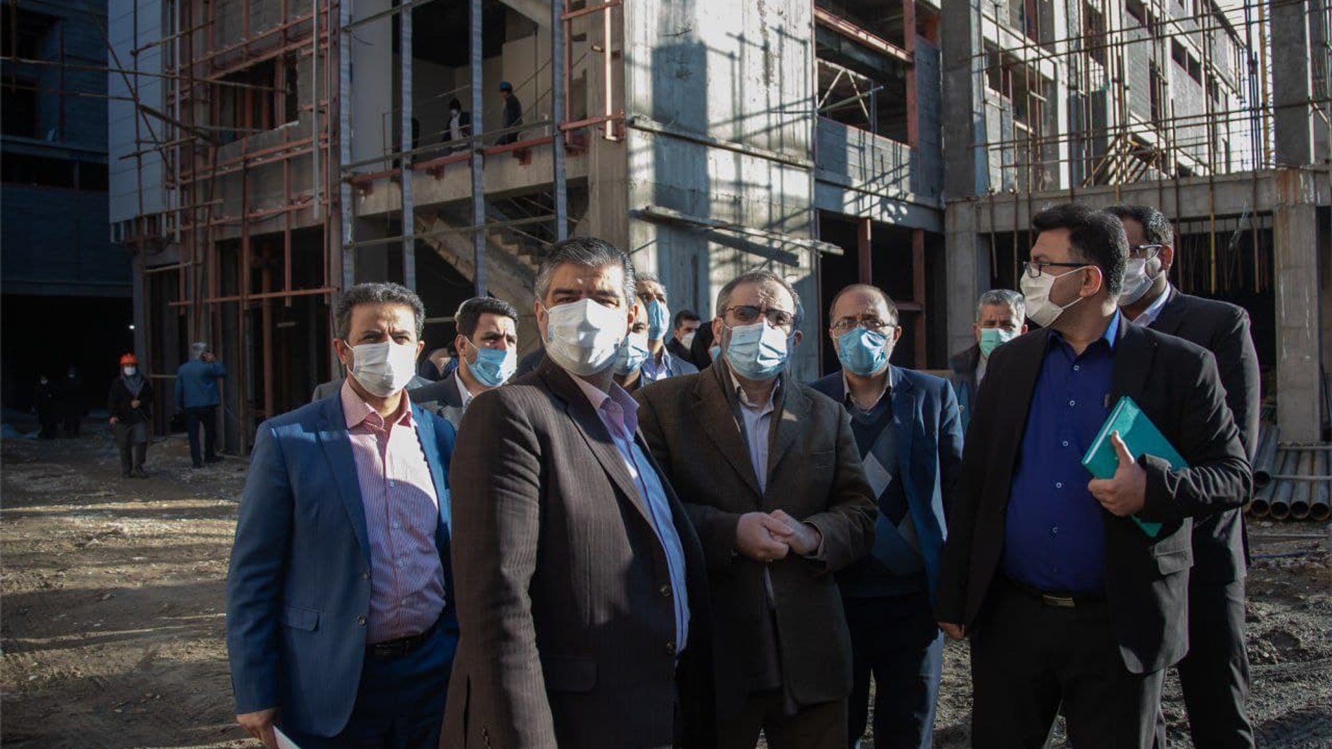 بازدید مسئولین از بیمارستان در حال ساخت حضرت ولیعصر (عج)