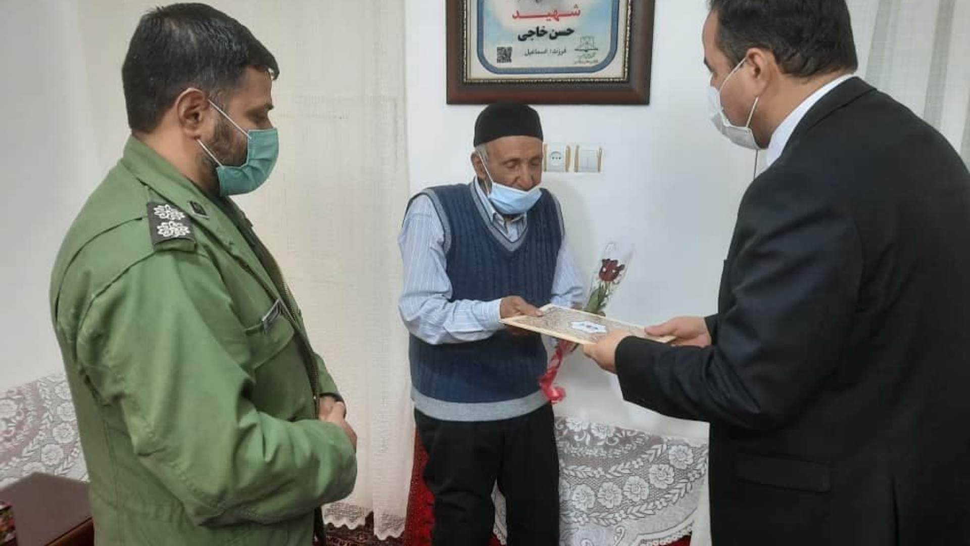 دیدار با خانواده شهید حسن خاجی