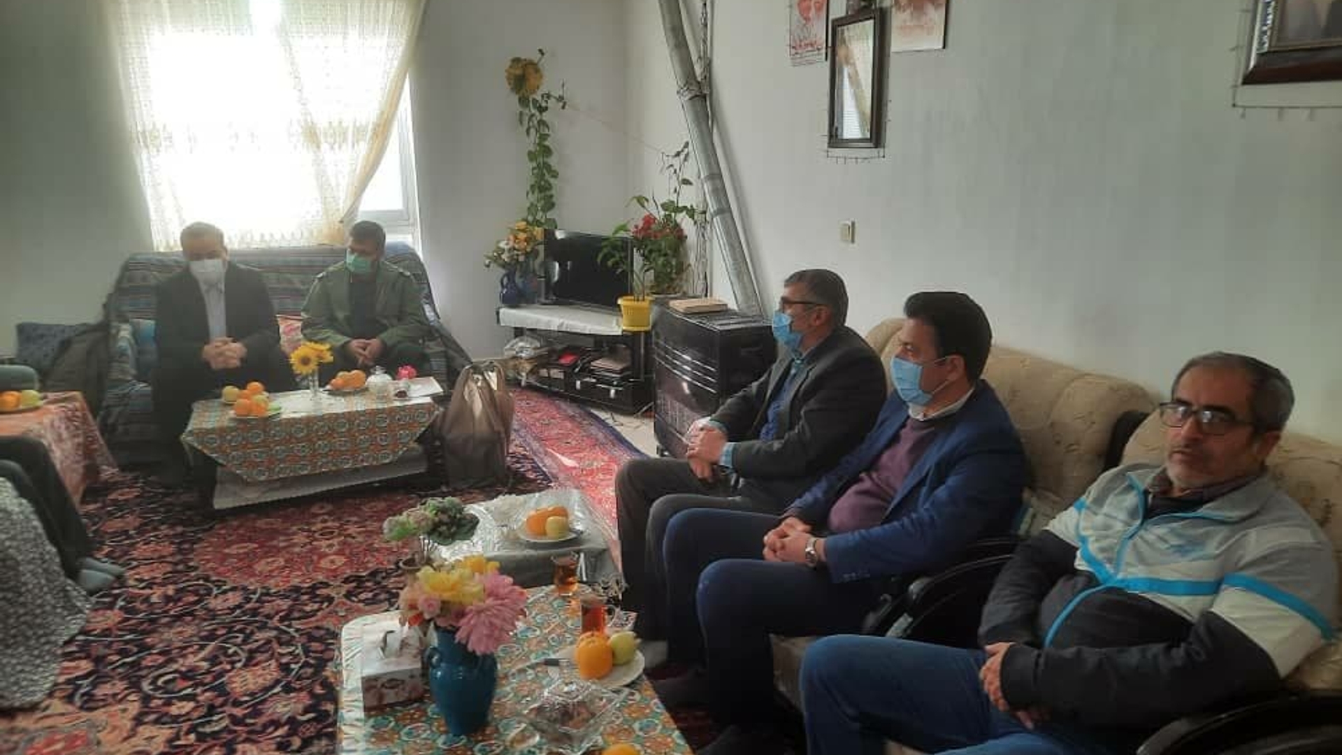 دیدار با خانواده شهید حسین درودیان