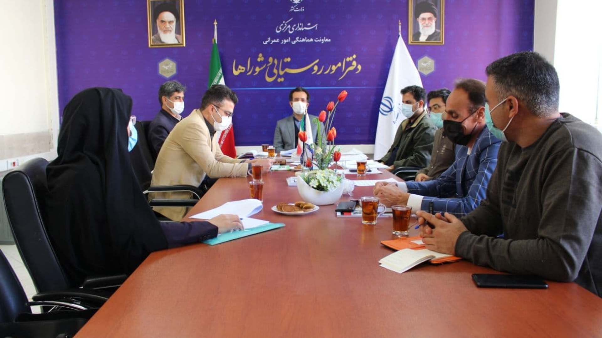 جلسه کمیته انضباطی کارکنان دهیاری برگزار گردید