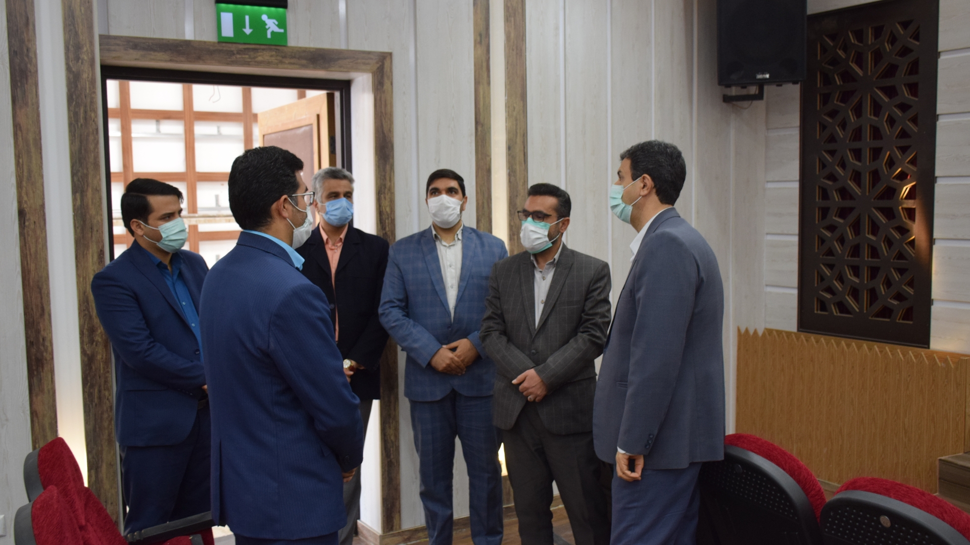 بازدید ناظری فرماندار شهرستان محلات، ملک جانی معاون سیاسی، امنیتی و اجتماعی فرمانداری از مرکز آموزش عالی محلات