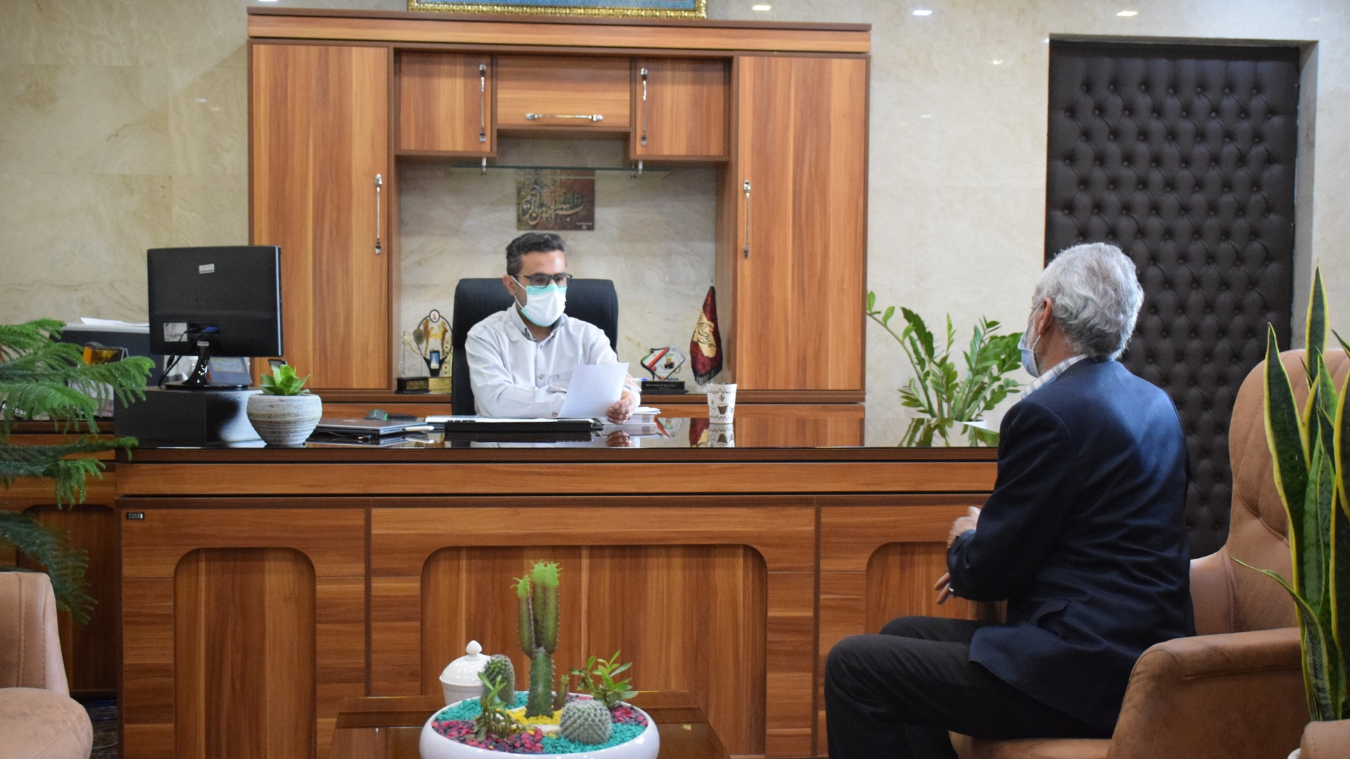 ملاقات مردمی همشهریان عزیز محلاتی با ناظری فرماندار شهرستان محلات