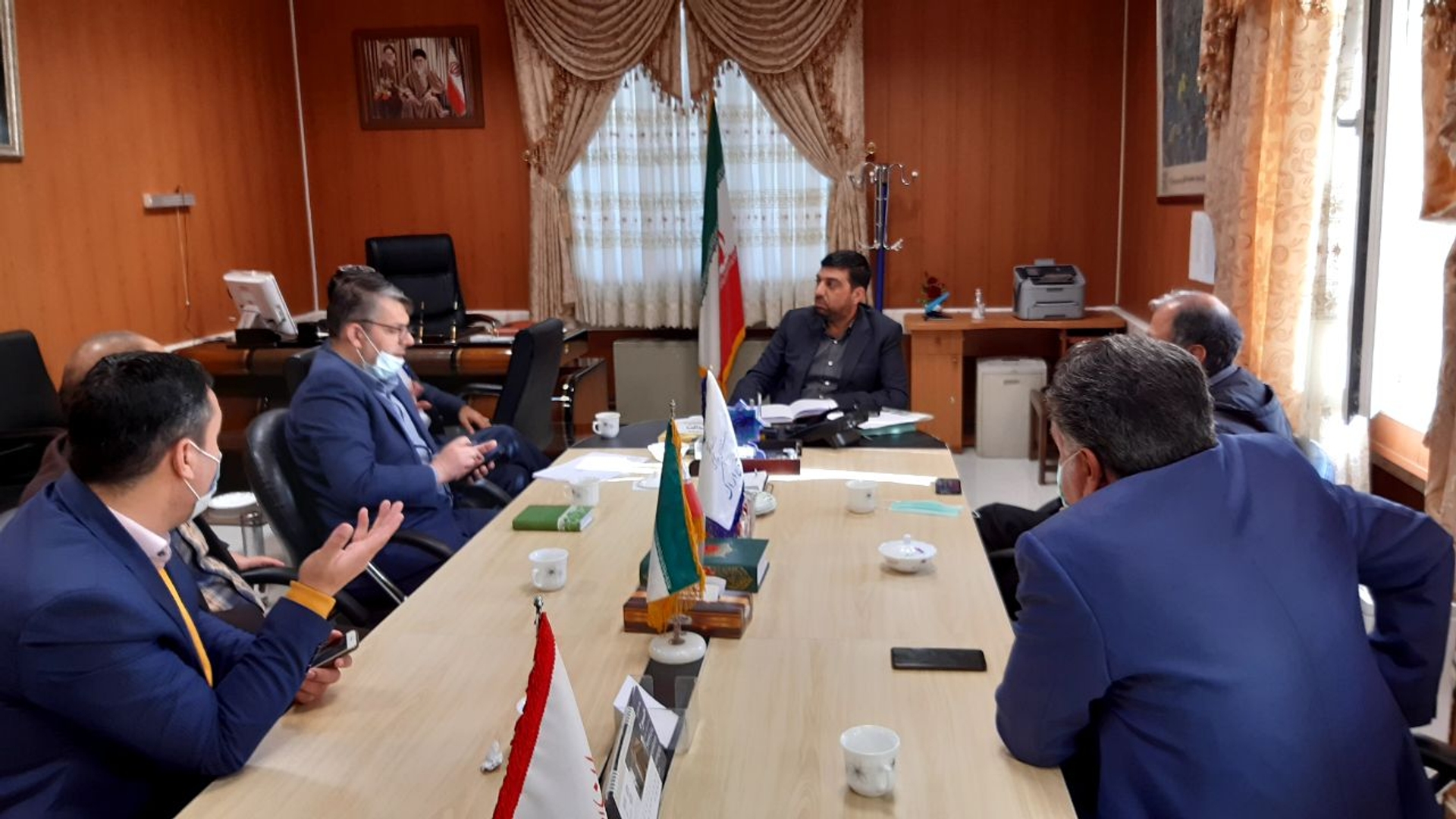 دیدار مدیر آب و فاضلاب شهرستان وهیات همراه با سرپرست فرمانداری شهرستان اراک