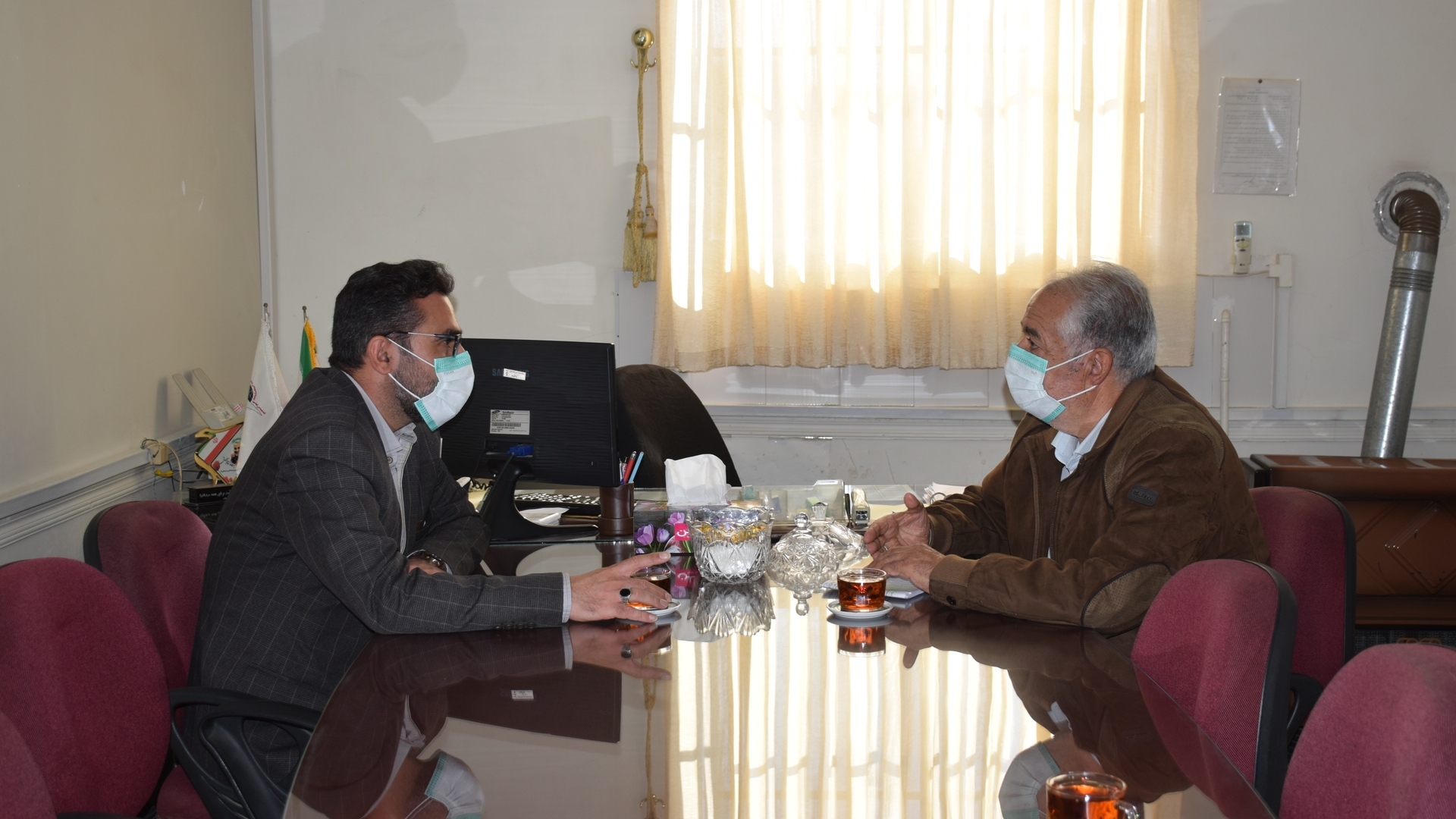 بازدید ناظری فرماندار از اداره بنیاد شهید و امور ایثارگران شهرستان محلات