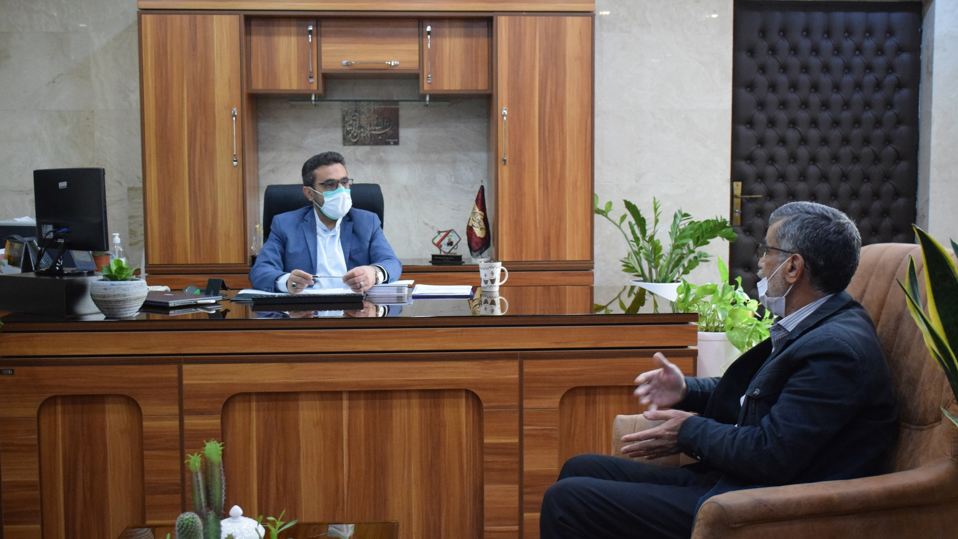 ملاقات مردمی مورخ ۱۵-۰۹-۱۴۰۰ همشهریان عزیز با ناظری فرماندار شهرستان محلات