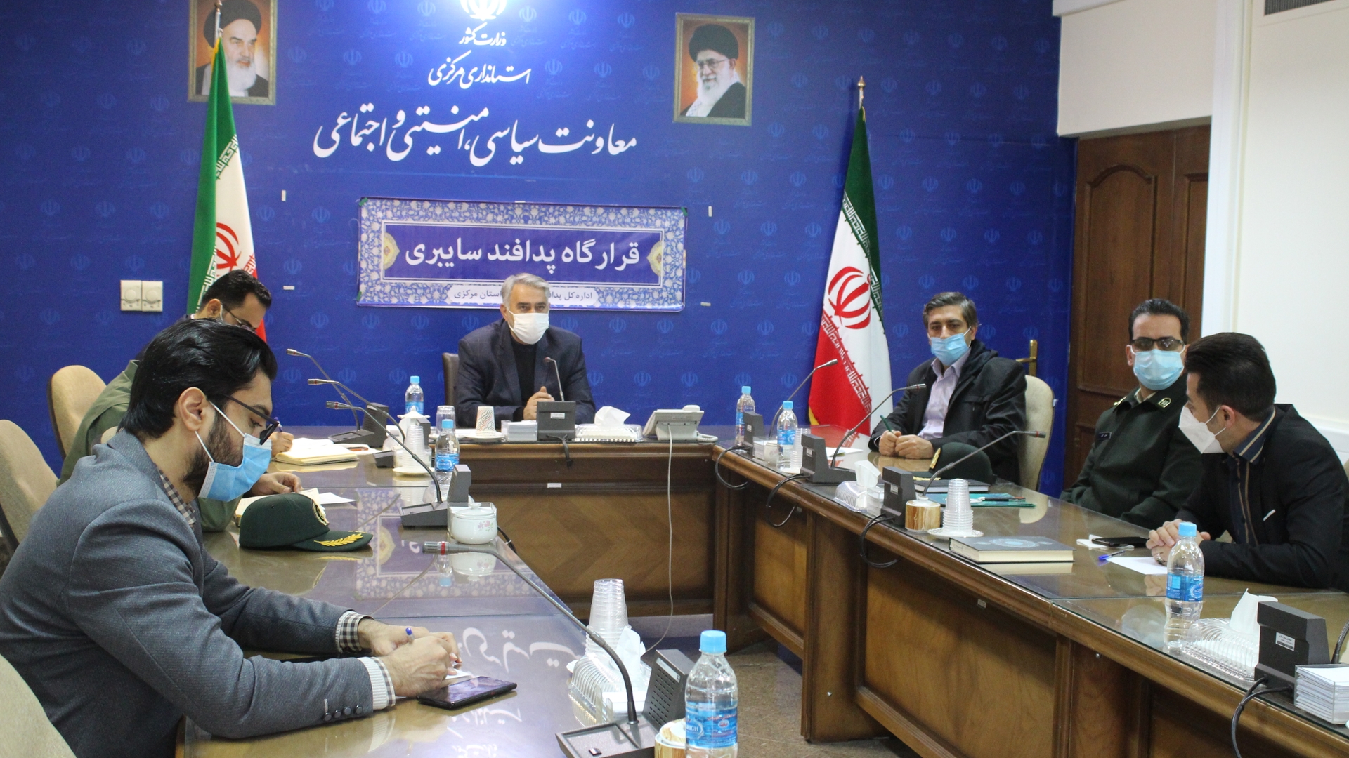 جلسه قرارگاه پدافند سایبری.
