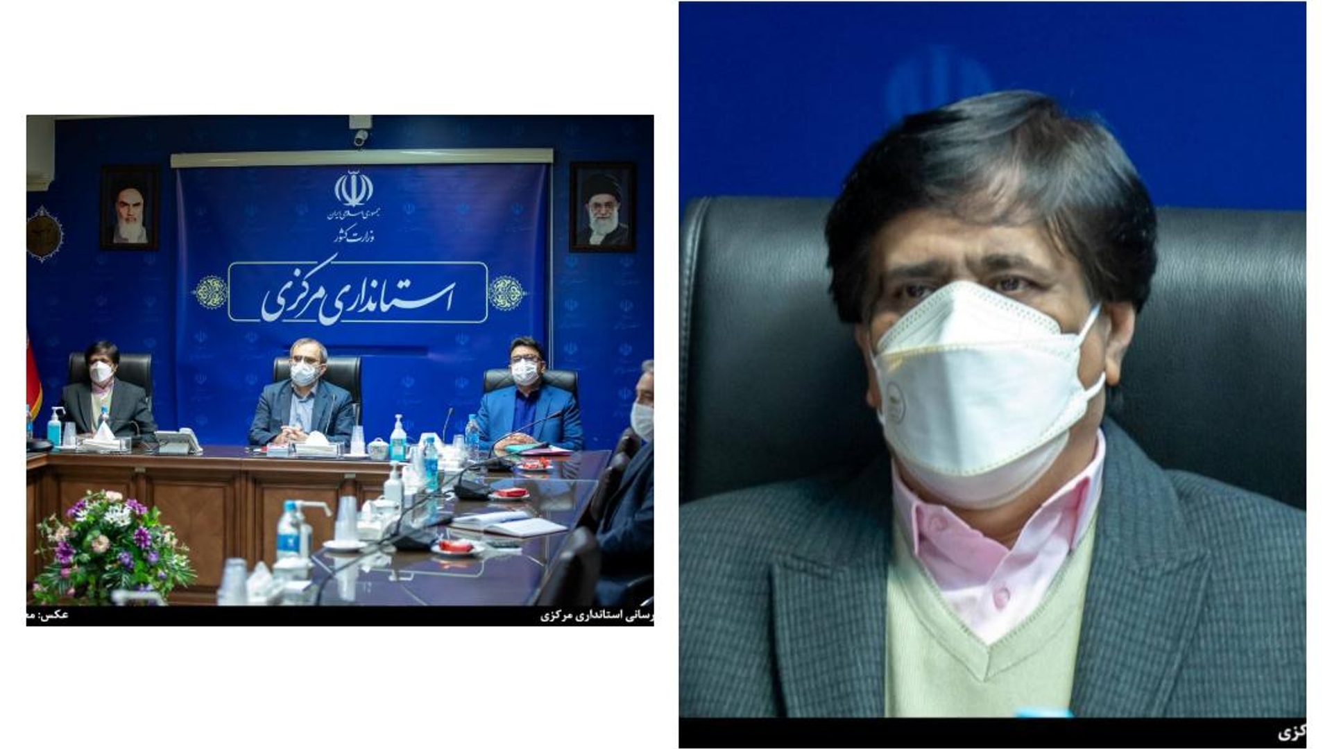 بررسي آخرين وضعيت كشور در راستاي پيشگيري و مقابله با ويروس كرونا و اتخاذ تصميمات لازم در جلسه ستاد ملي مديريت و مقابله با بيماري كرونا با حضور رئيس جمهور و ارتباط ويدئو كنفرانس با استانداري هاي سراسر كشور.