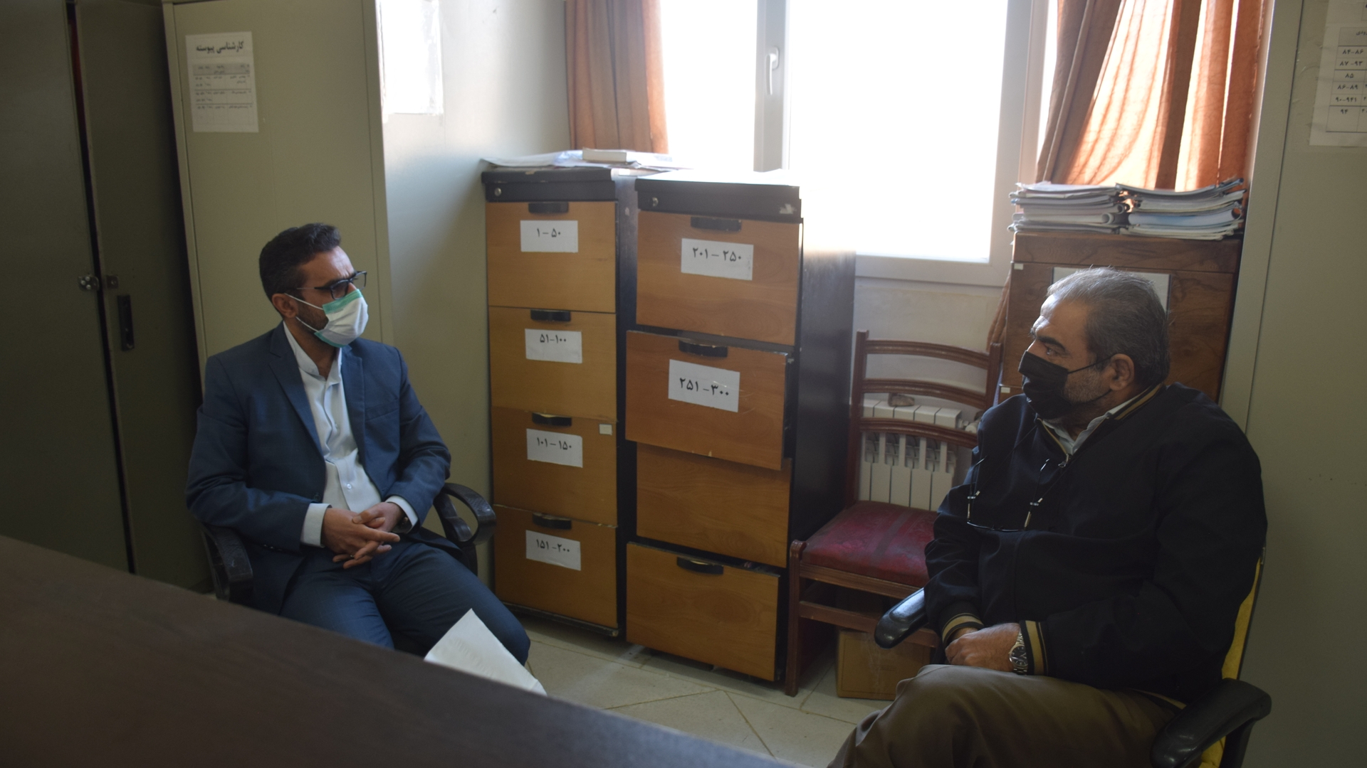 حضور ناظری فرماندار شهرستان محلات در مرکز آموزش عالی مهرگان به مناسبت فرارسیدن روز دانشجو.