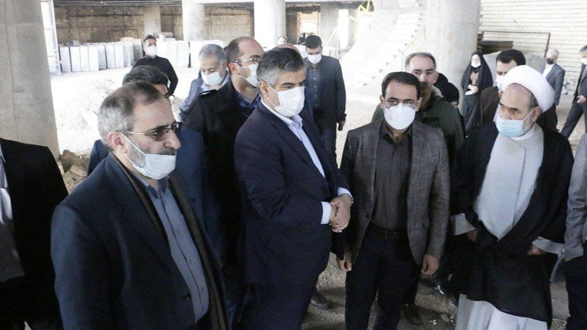 بازدید از روند اجرایی احداث کتابخانه مرکزی اراک