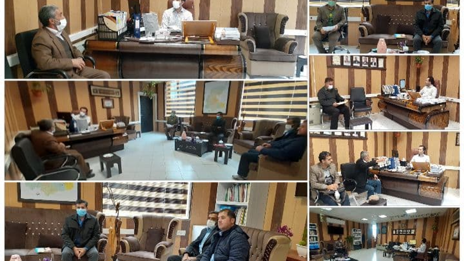 بررسی مسائل و مشکلات موجود در روستاهای استان با حضور مدیر کل