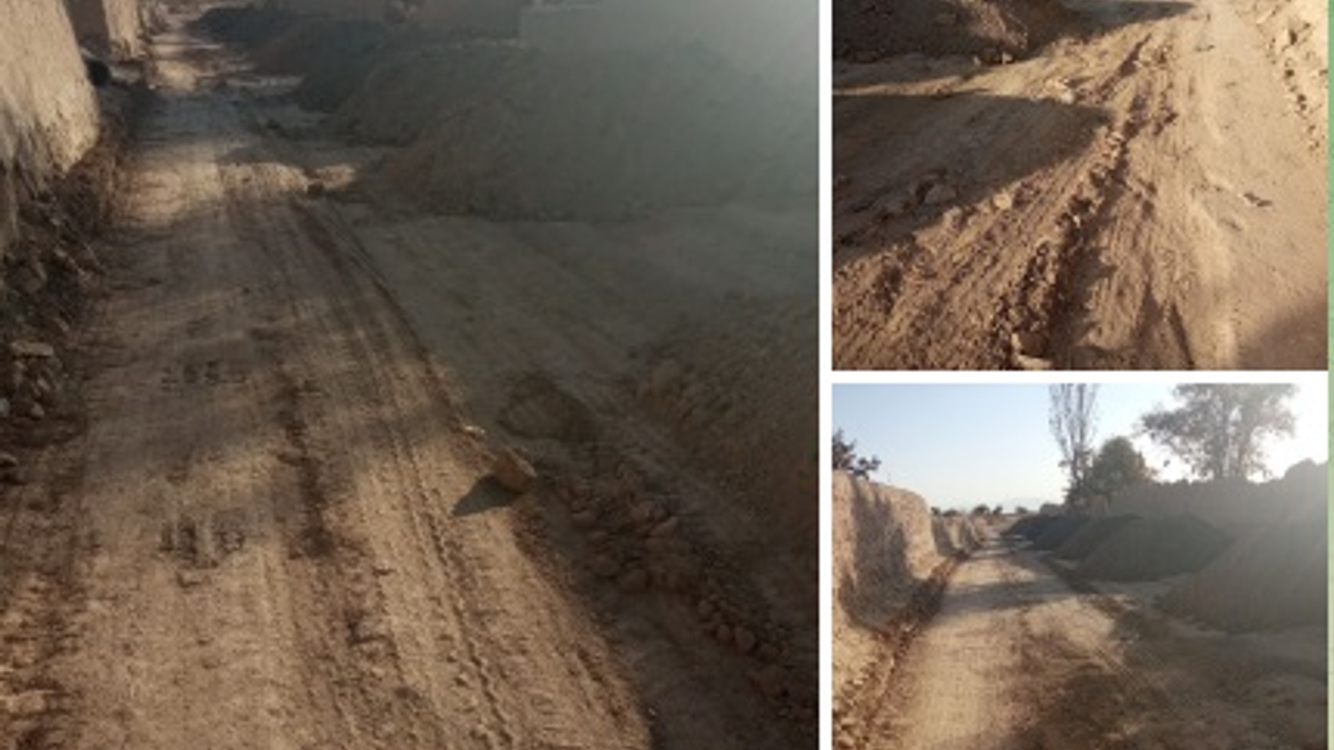 🌴بازسازی جاده بین مزارع با همکاری باغداران و کشاورزان منطقه معروف به (سپرگلیک) میلاجرد