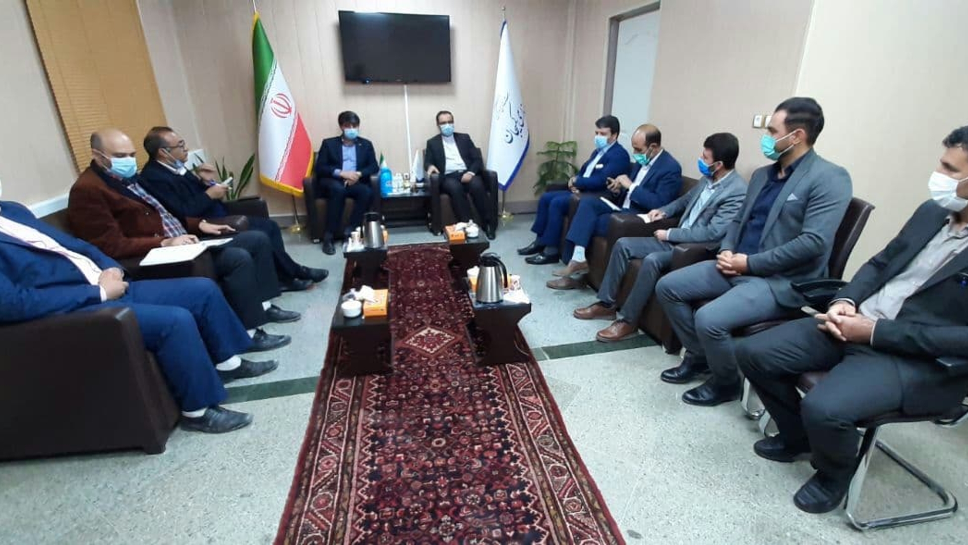 دیدار اعضای شورای اسلامی شهرمیلاجرد با ابراهیم رستمی فرماندار شهرستان کمیجان