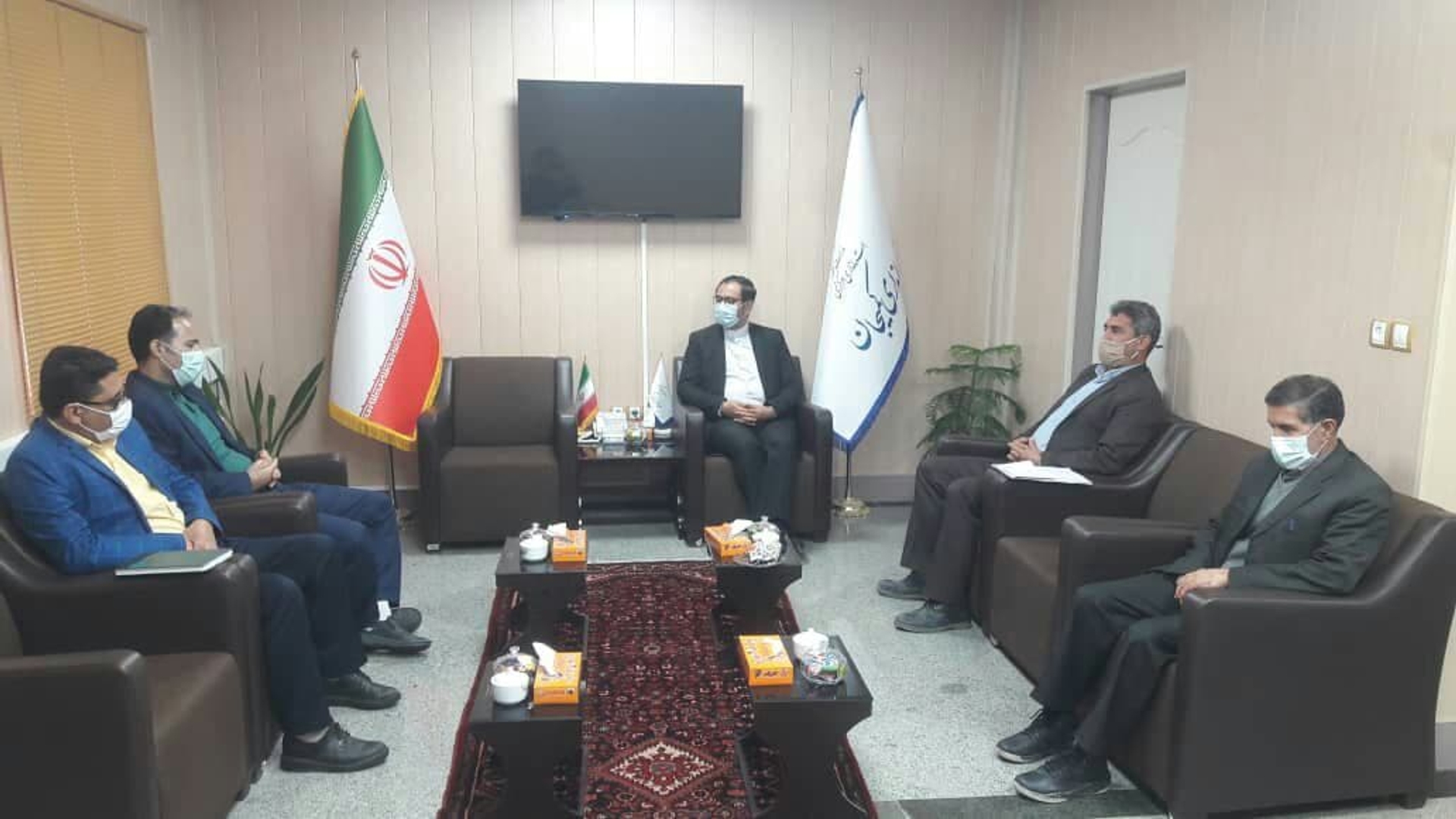 دیدار مدیرکل دامپزشکی استان با فرماندار شهرستان کمیجان