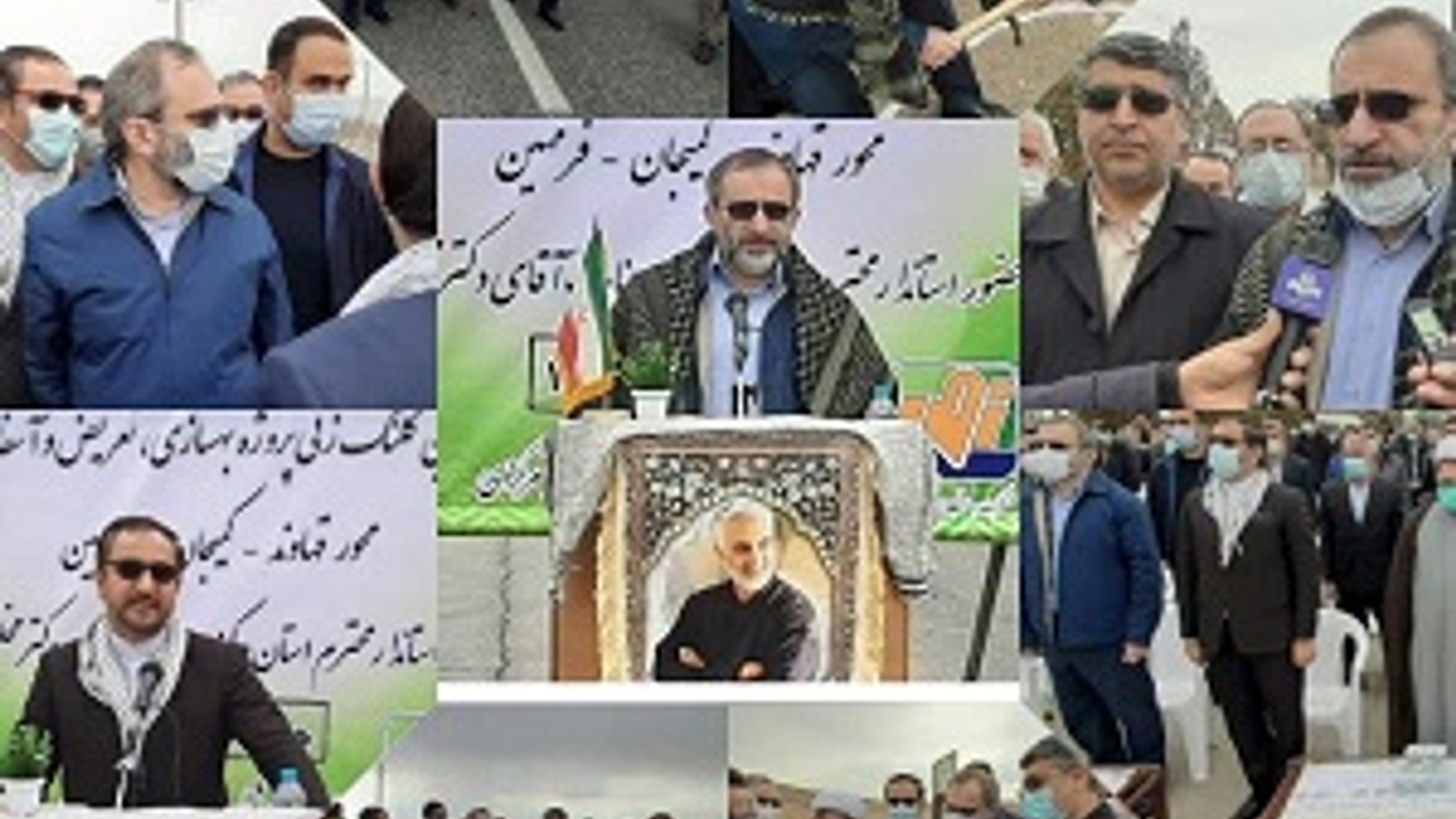 آیین کلنگ زنی پروژه تعریض، بهسازی و آسفالت محور فراهان-کمیجان-قهاوند