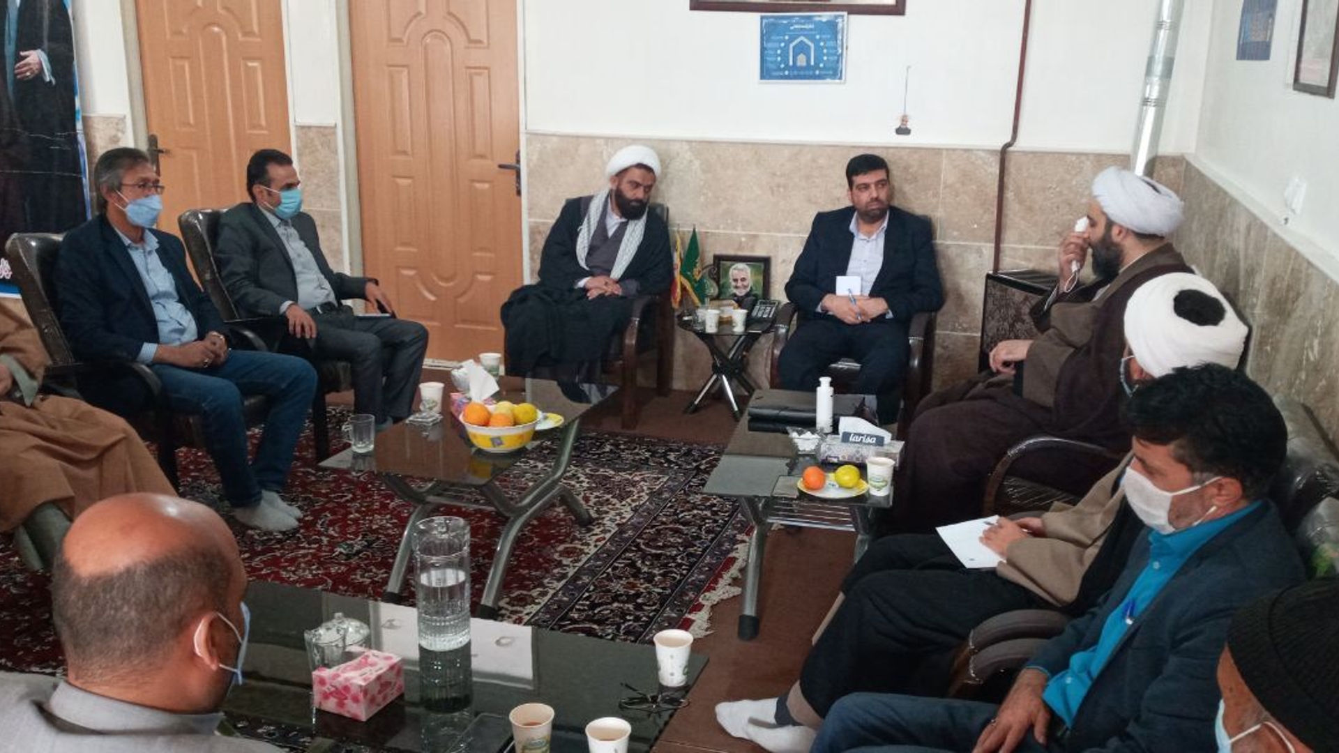 باحضور مهندس هادی سرپرست فرمانداری شهرستان اراک ، نصیری معاون عمرانی فرماندار و هیات همراه در شهر داودآباد