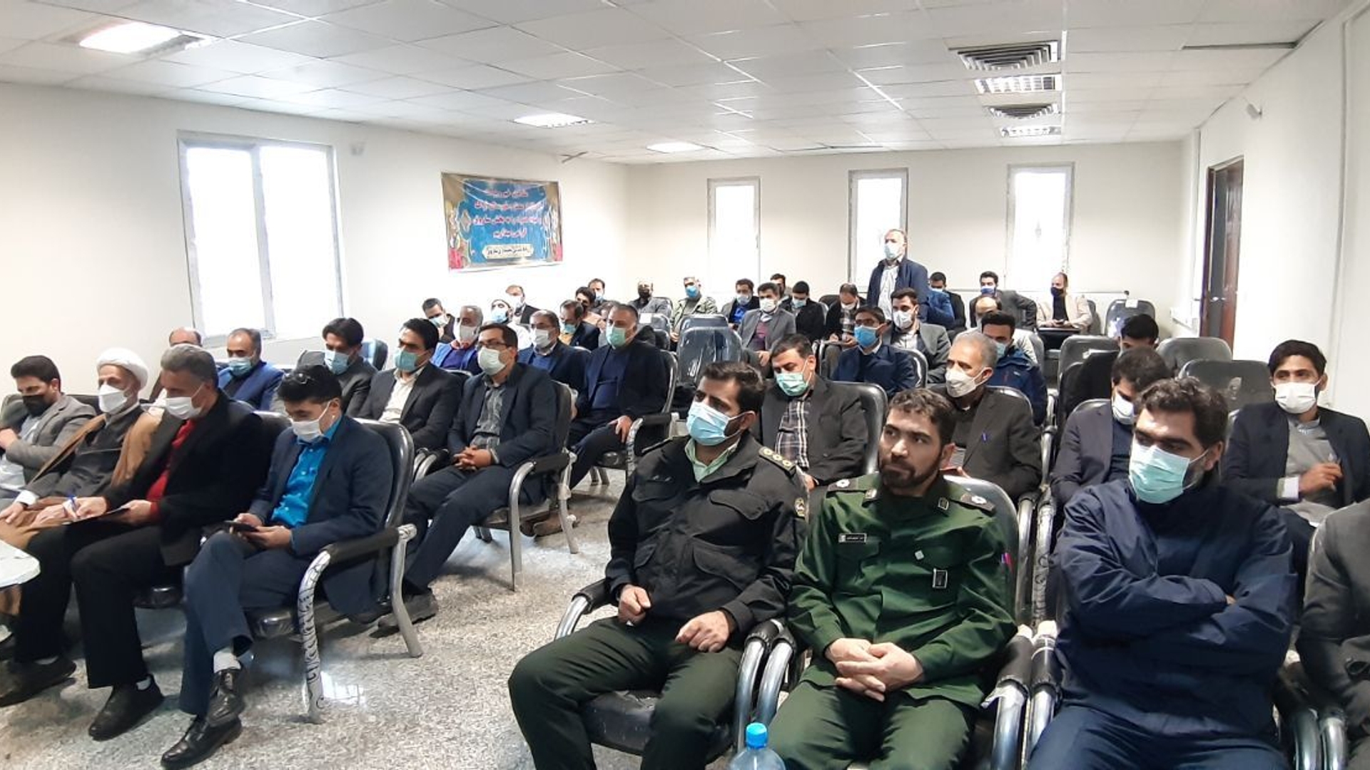 مهندس هادی سرپرست فرمانداری شهرستان اراک در نشست شورای اداری بخش ساروق