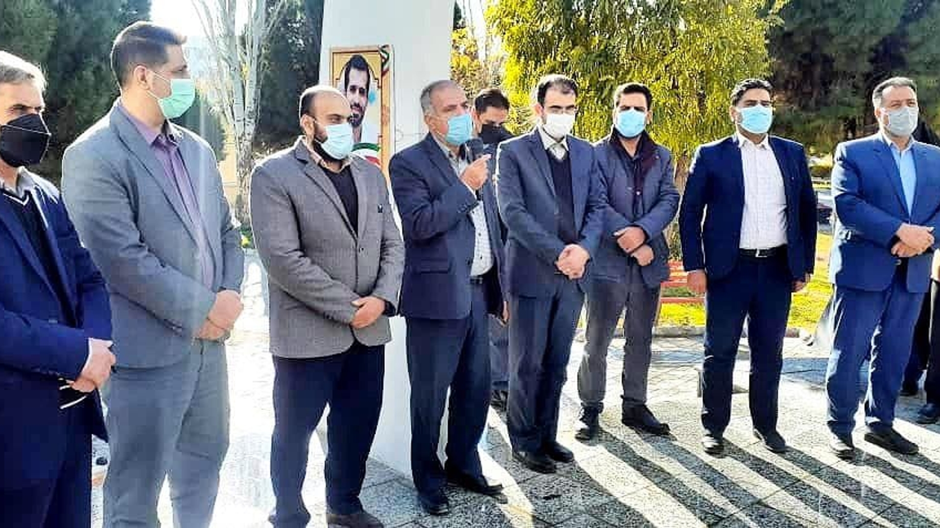 برگزاری همایش دوچرخه سواری و آیین گلباران مزار مطهر دو شهید گمنام شهر مامونیه