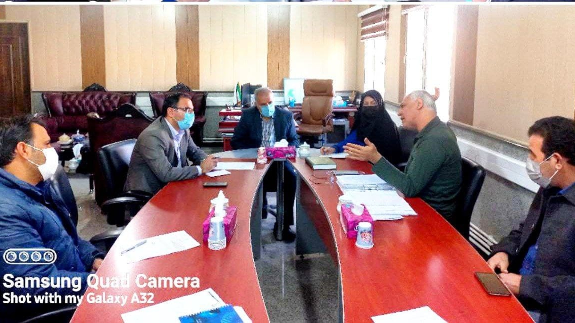 جلسه گردشگری روستای دوزج به ریاست مهندس سلیمانی فرماندار شهرستان زرندیه