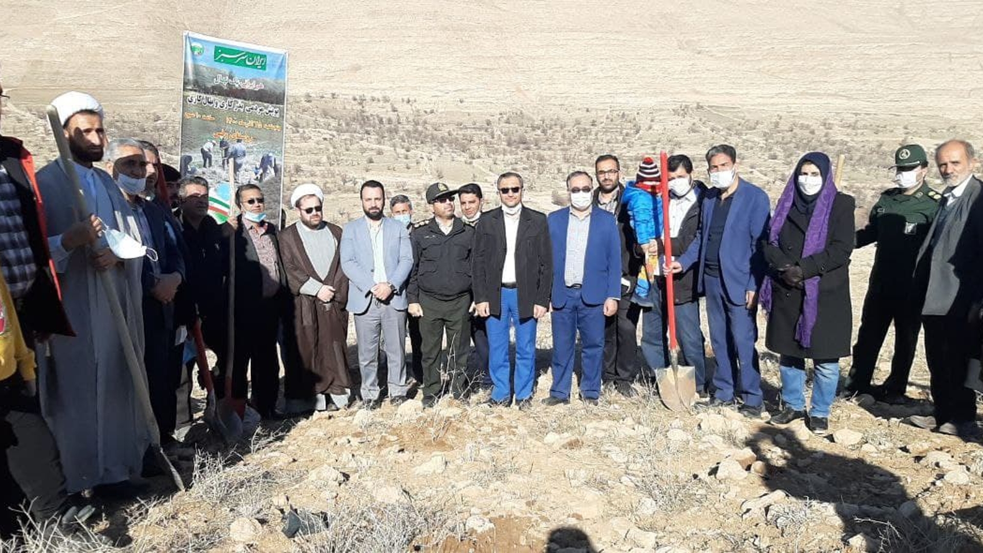 آغازپویش مردمی هر ایرانی یک نهال در شهرستان کمیجان