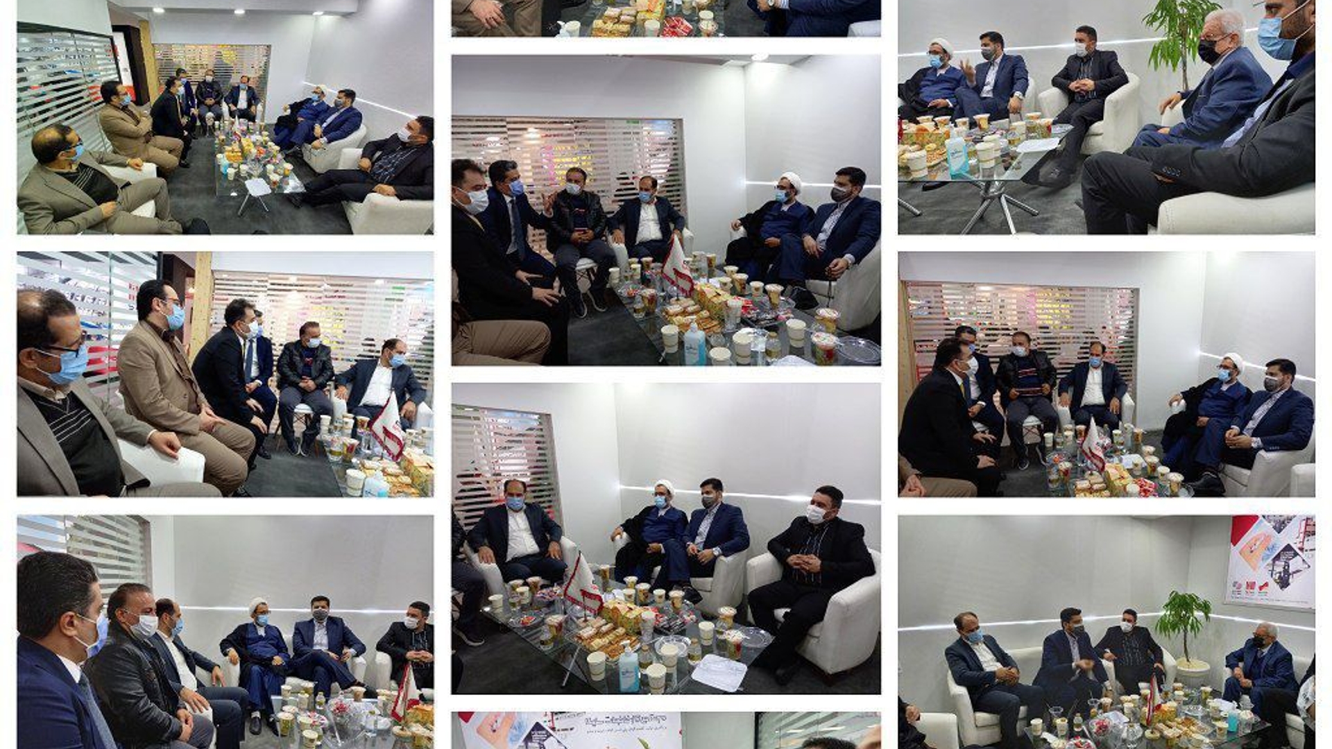 ✅حضور مسئولین ارشد شهرستان و نماینده مجلس در نمایشگاه بین‌المللی نساجی تهران