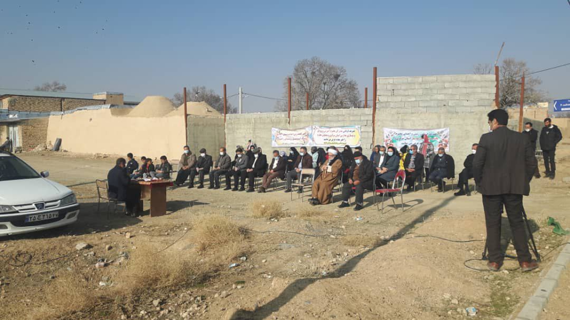 آیین کلنگ زنی احداث پروژه مدرسه مشارکتی خیرساز و اداره کل نوسازی مدارس برگزار شد